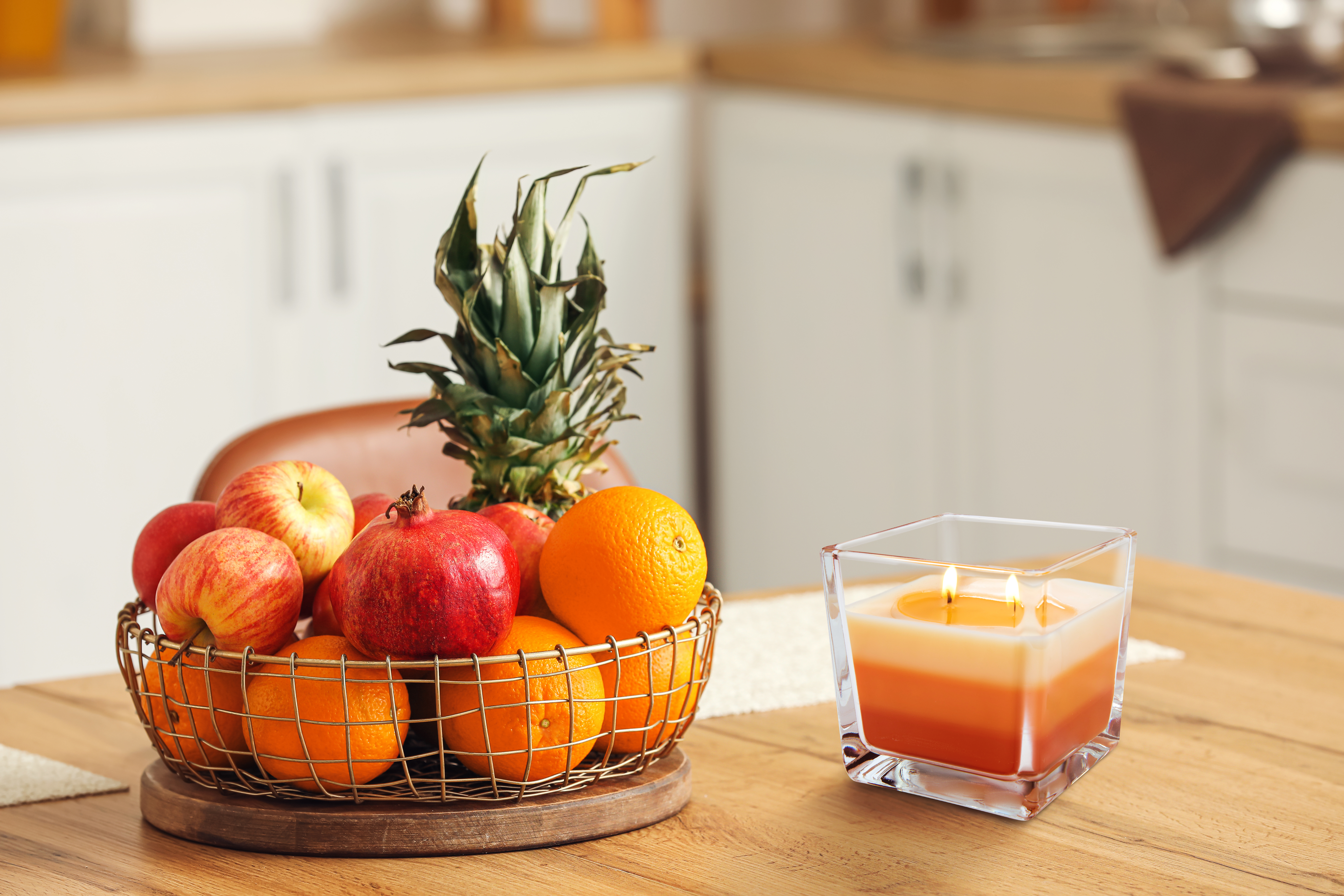 Świeca zapachowa w szkle pomarańcza - 2