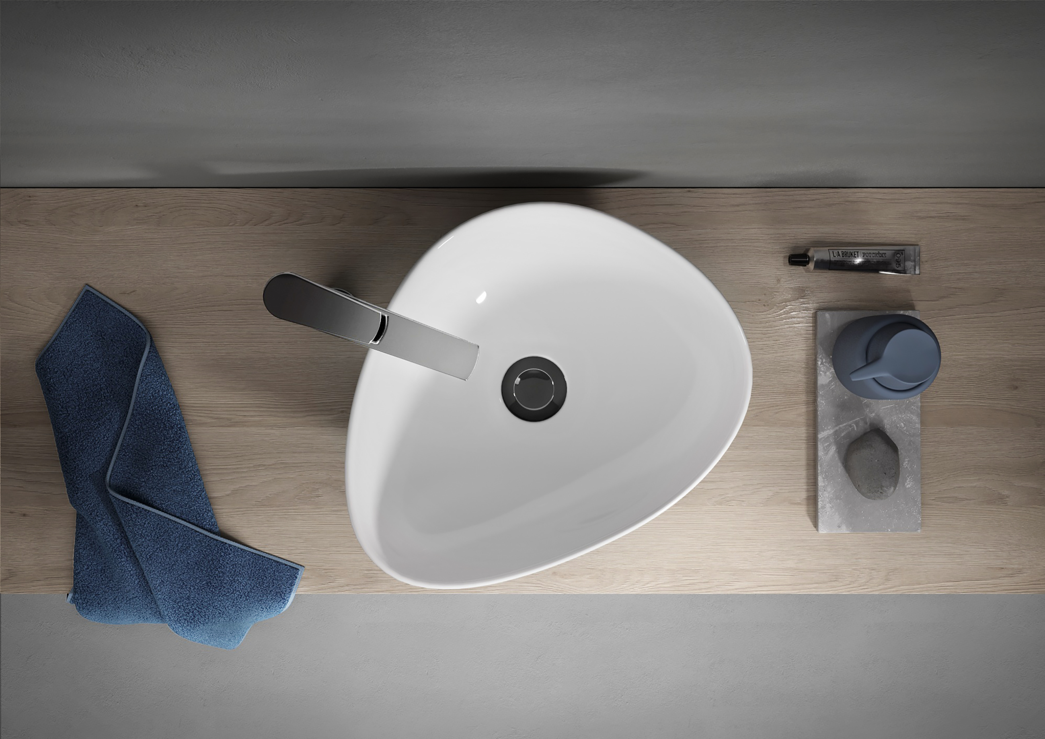 Umywalka ceramiczna nablatowa Moduo 45 Cersanit - 2