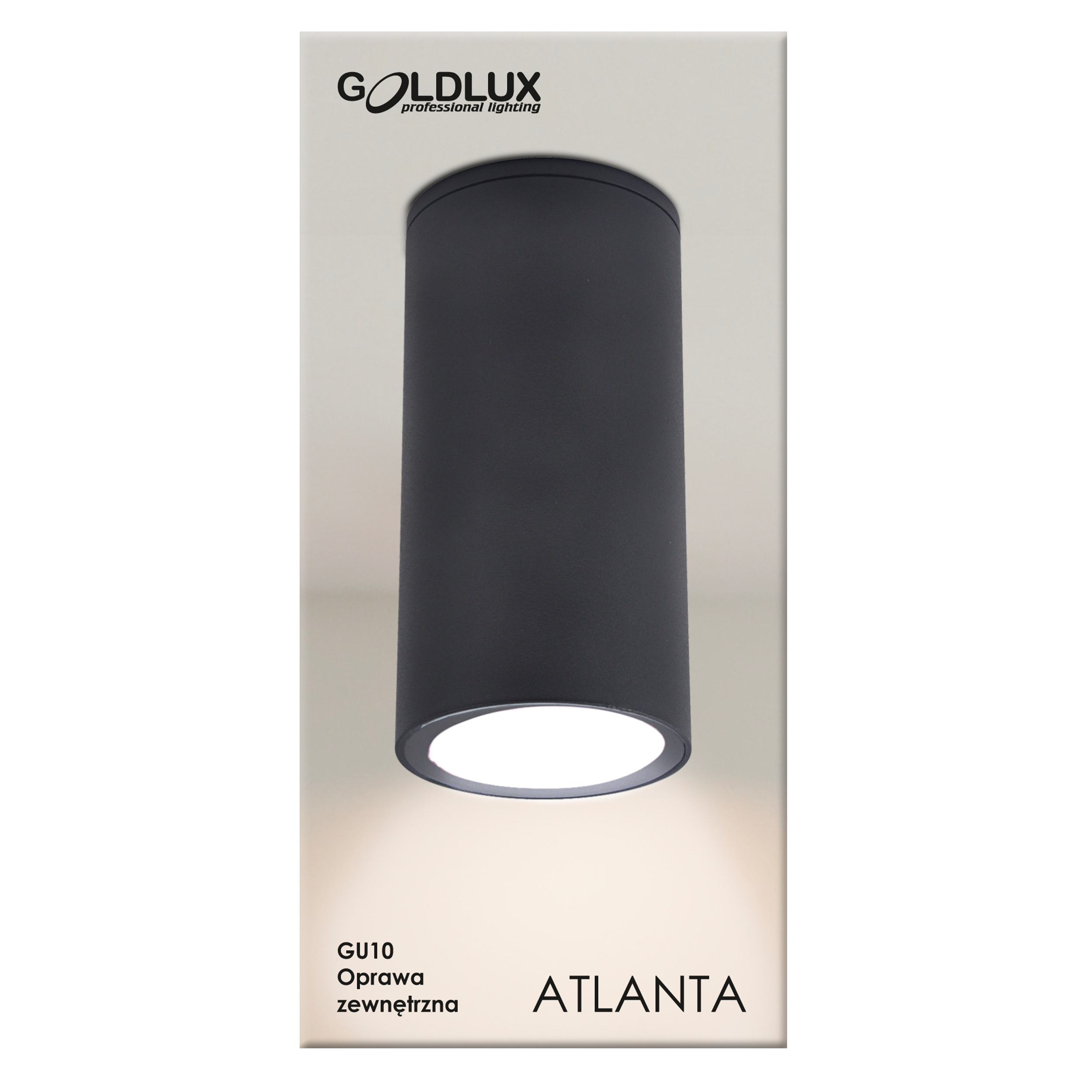 Oprawa natynkowa Atlanta GU10 IP54 czarna Goldlux - 5