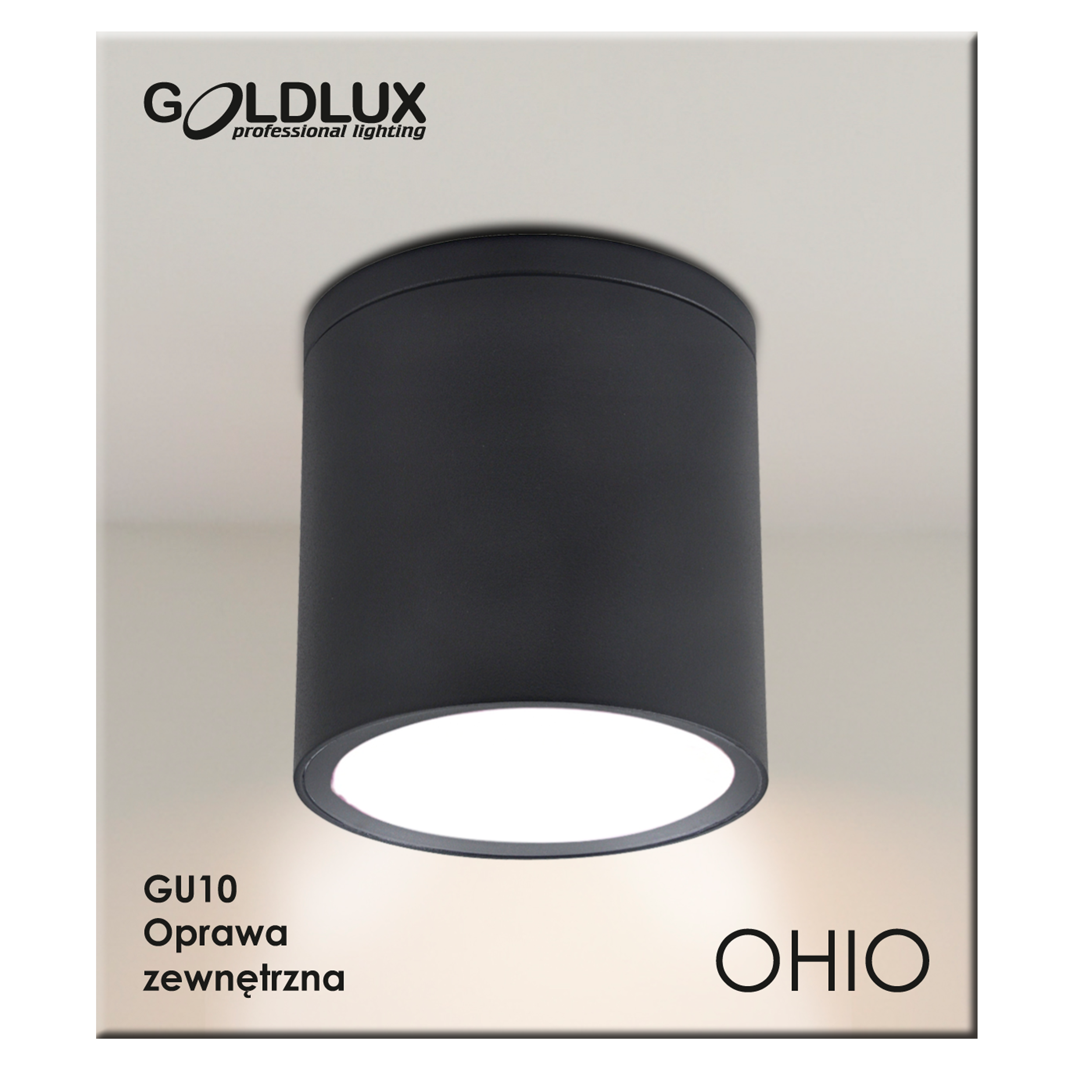 Oprawa natynkowa Ohio GU10 IP54 czarna Goldlux - 5