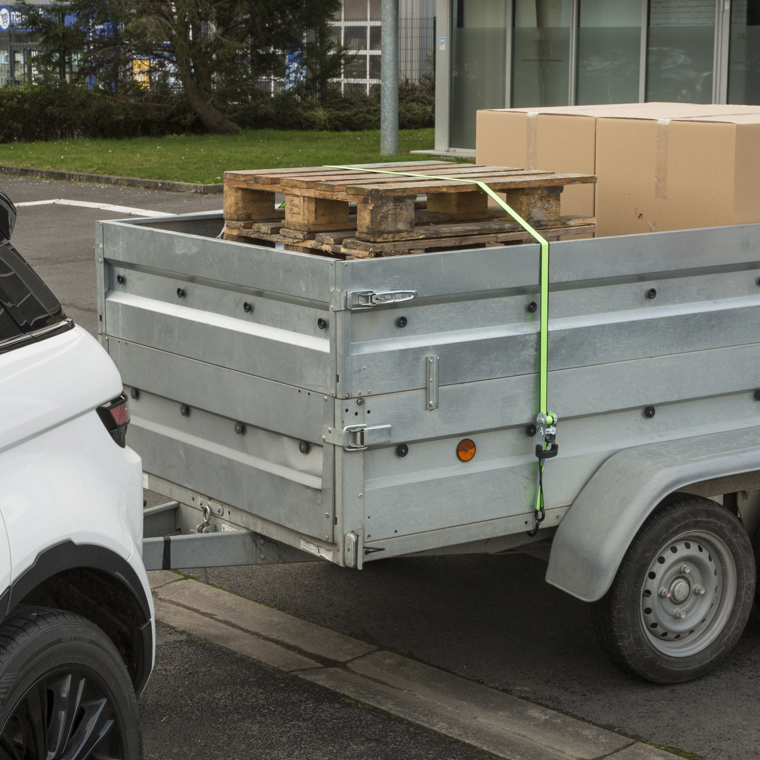 Pas transportowy 25 mm x 5 m 400 kg napinacz-hak - 6