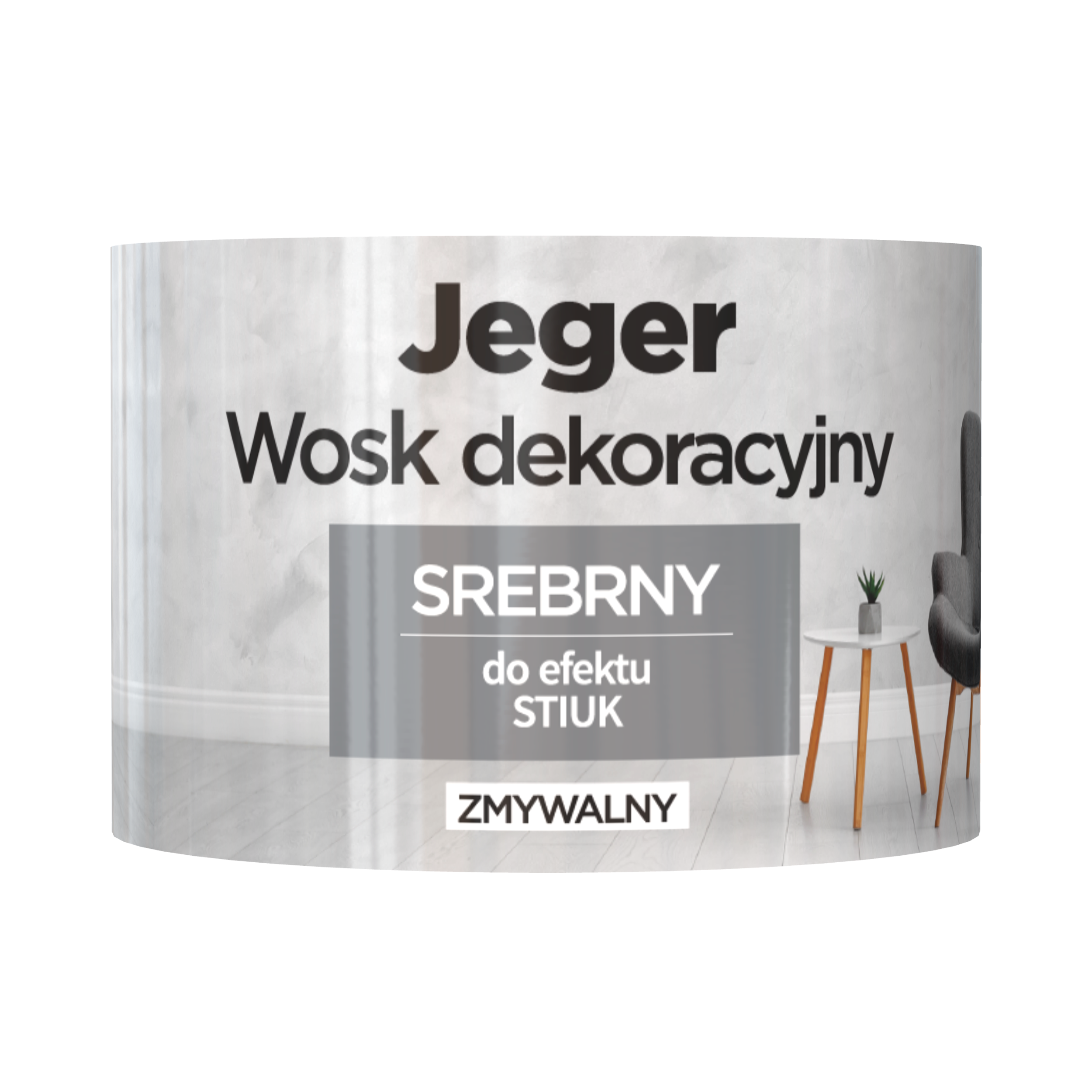 Wosk dekoracyjny srebrny 0.25 l Jeger - 2