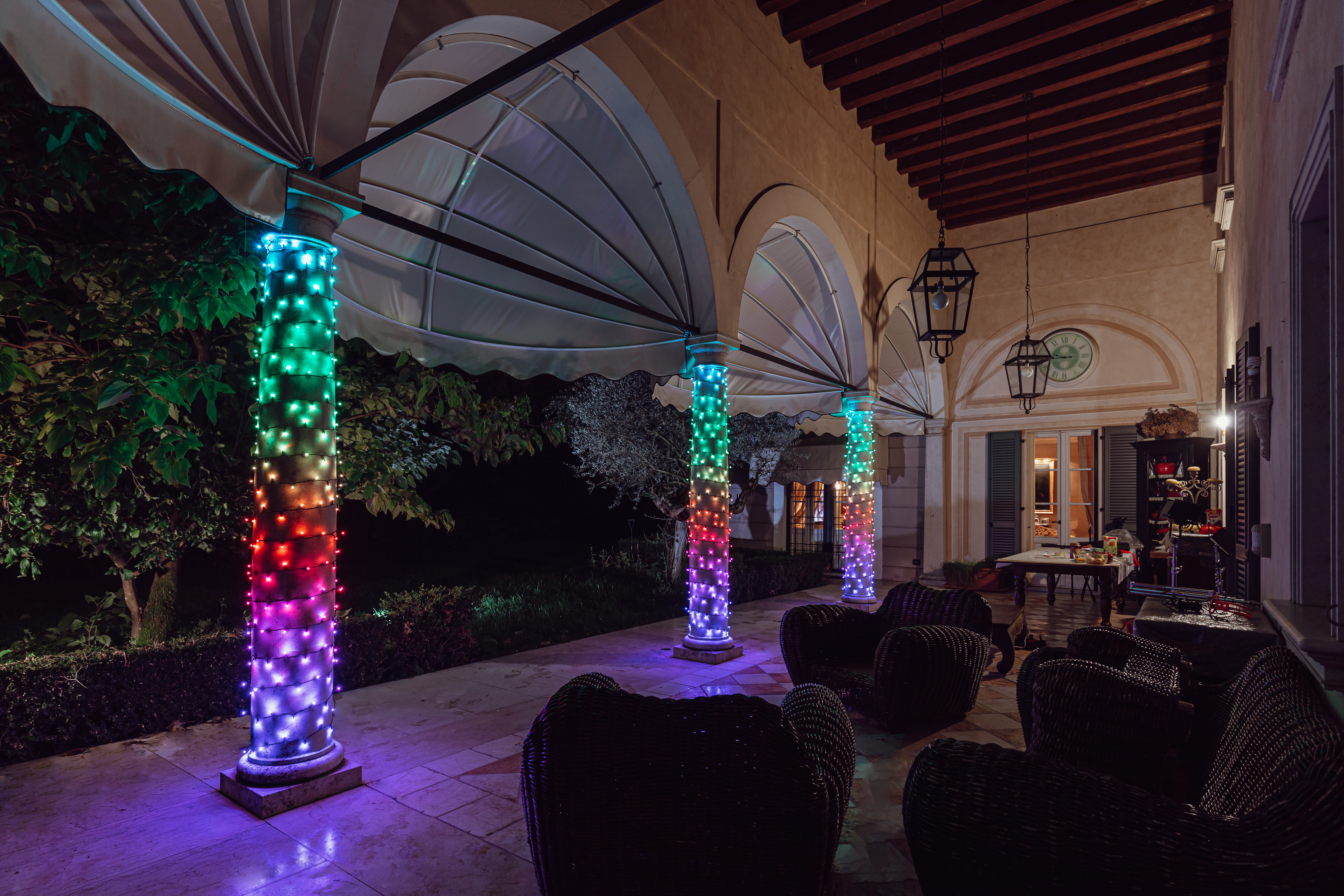 Catena luminosa per albero di Natale 250 luci LED multicolore TWINKLY 20 m programmabile - 8