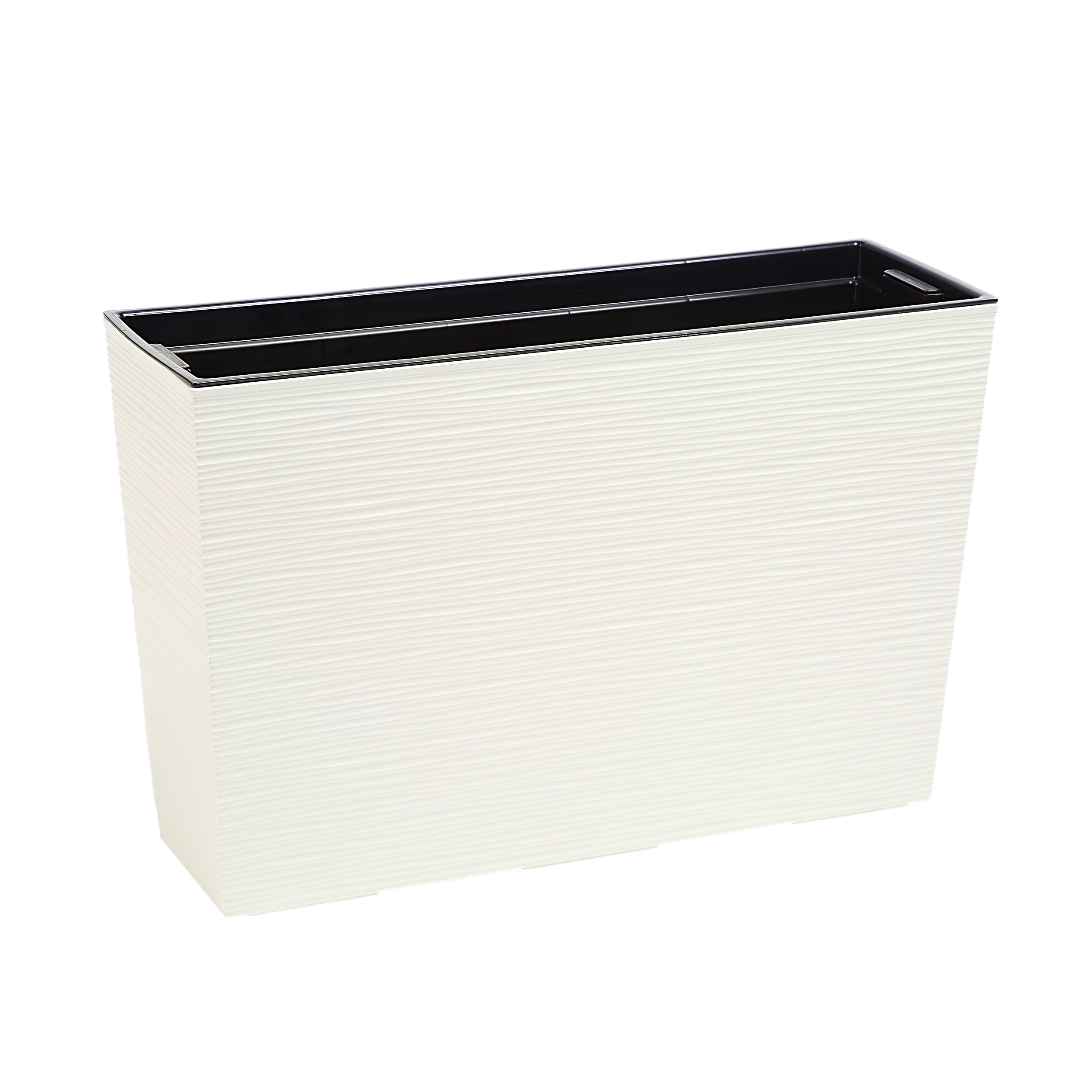 Donica-kwietnik Werbena 56x19x36.5 cm kremowa struktura Lamela