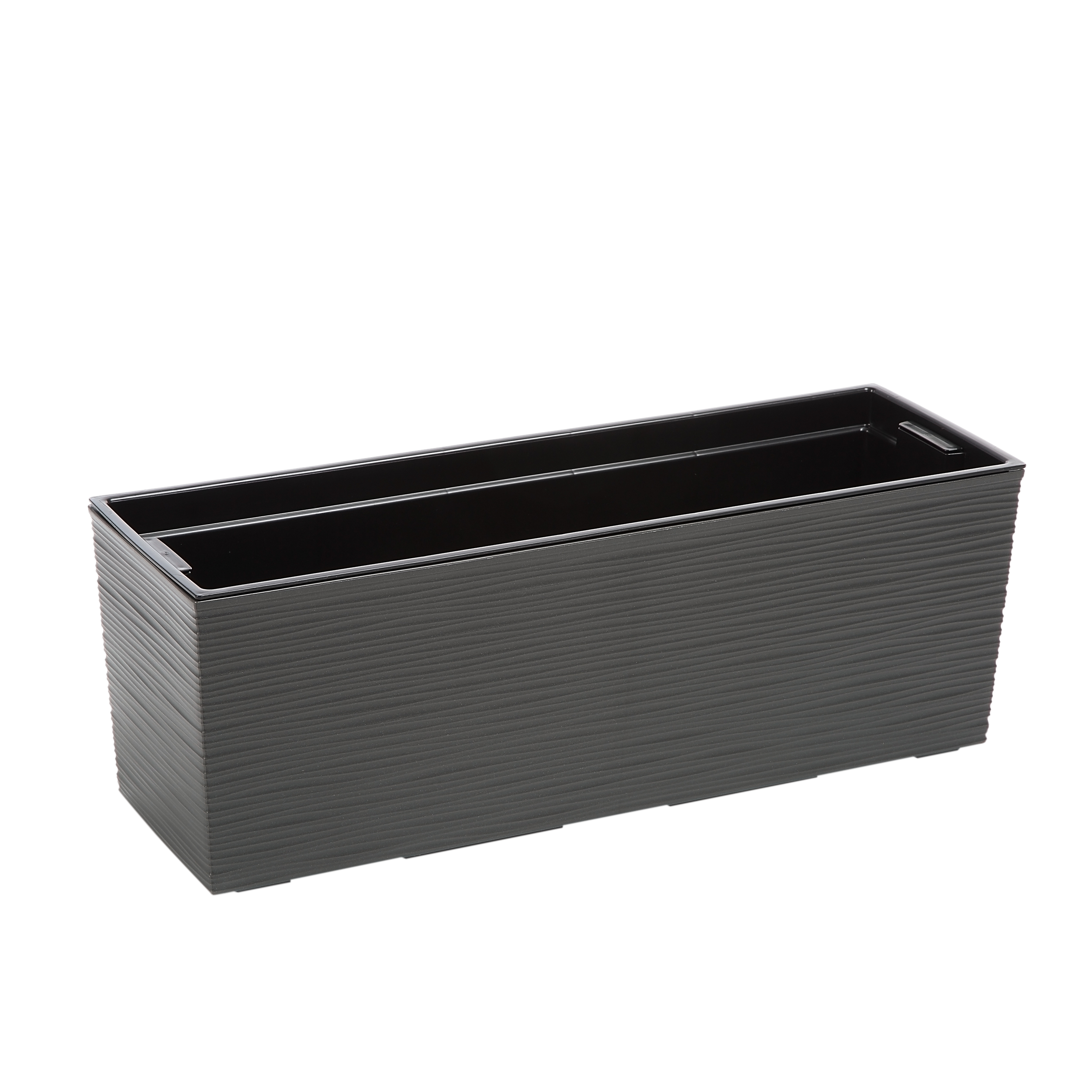 Skrzynka balkonowa Begonia 56.1x18.8 cm antracyt Lamela