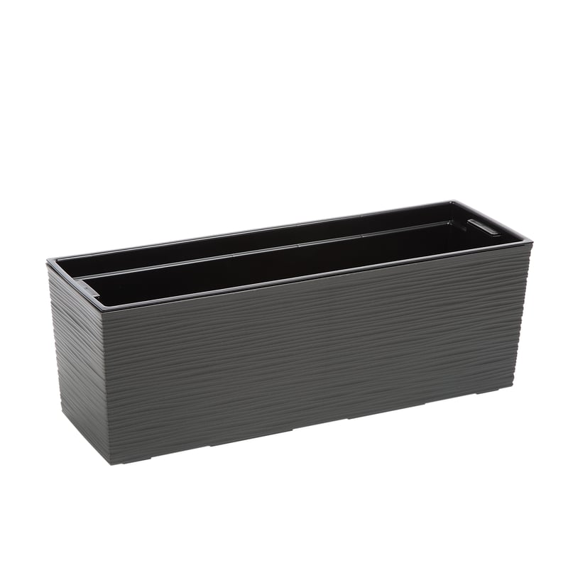 Skrzynka balkonowa Begonia 56.1x18.8 cm antracyt Lamela