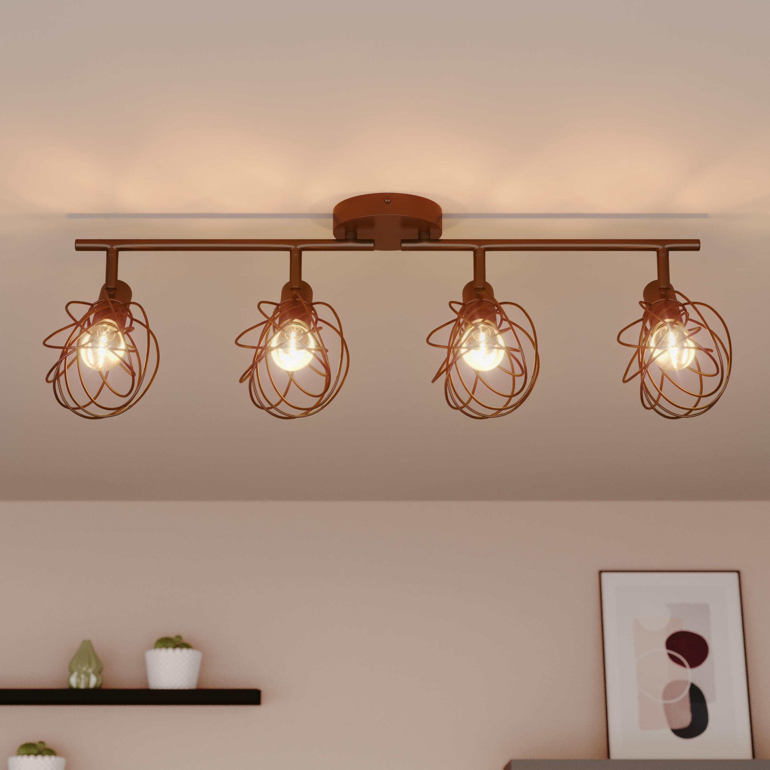 Listwa reflektorowa Merone czarna E14 Inspire - 10