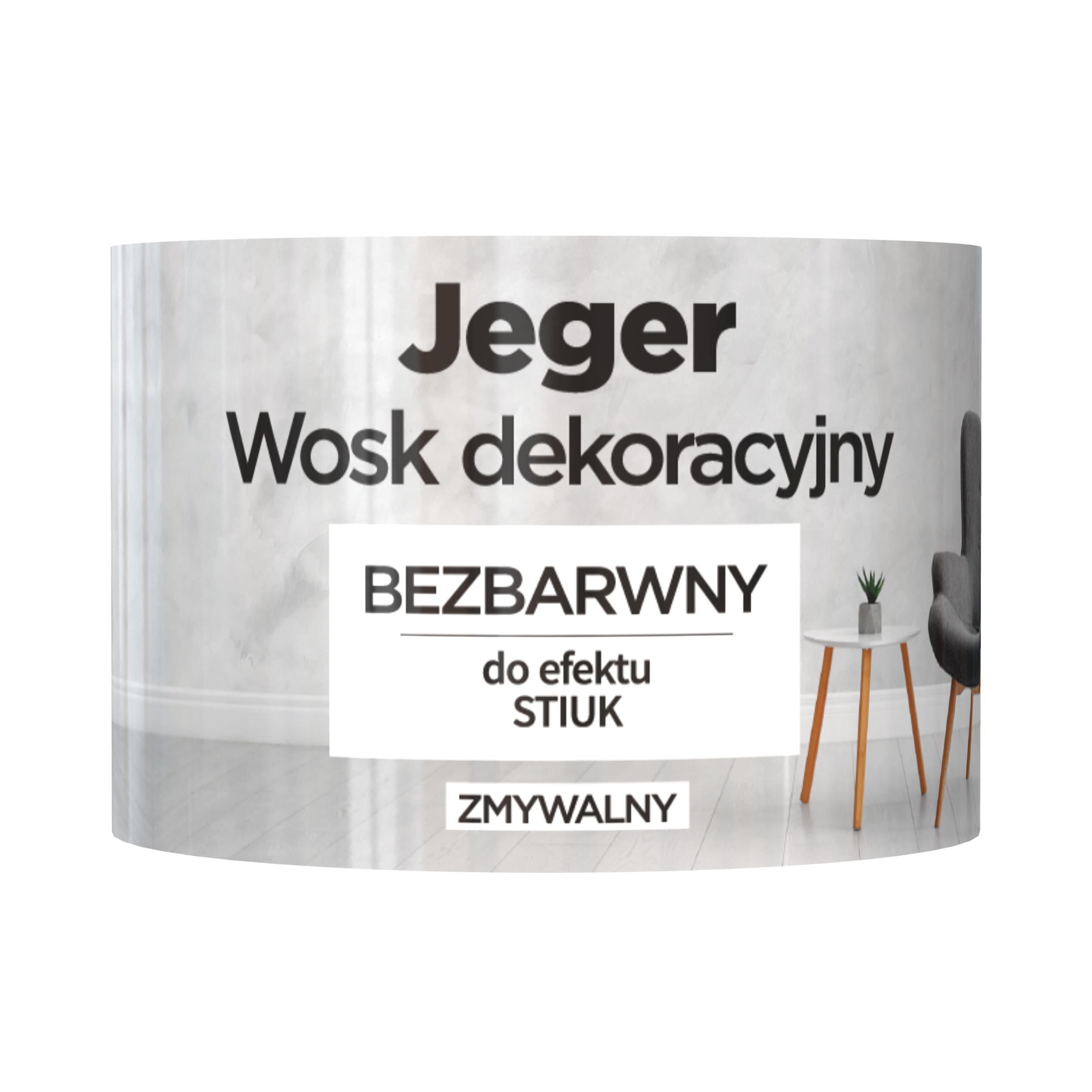 Wosk dekoracyjny bezbarwny 0.25 l Jeger - 2