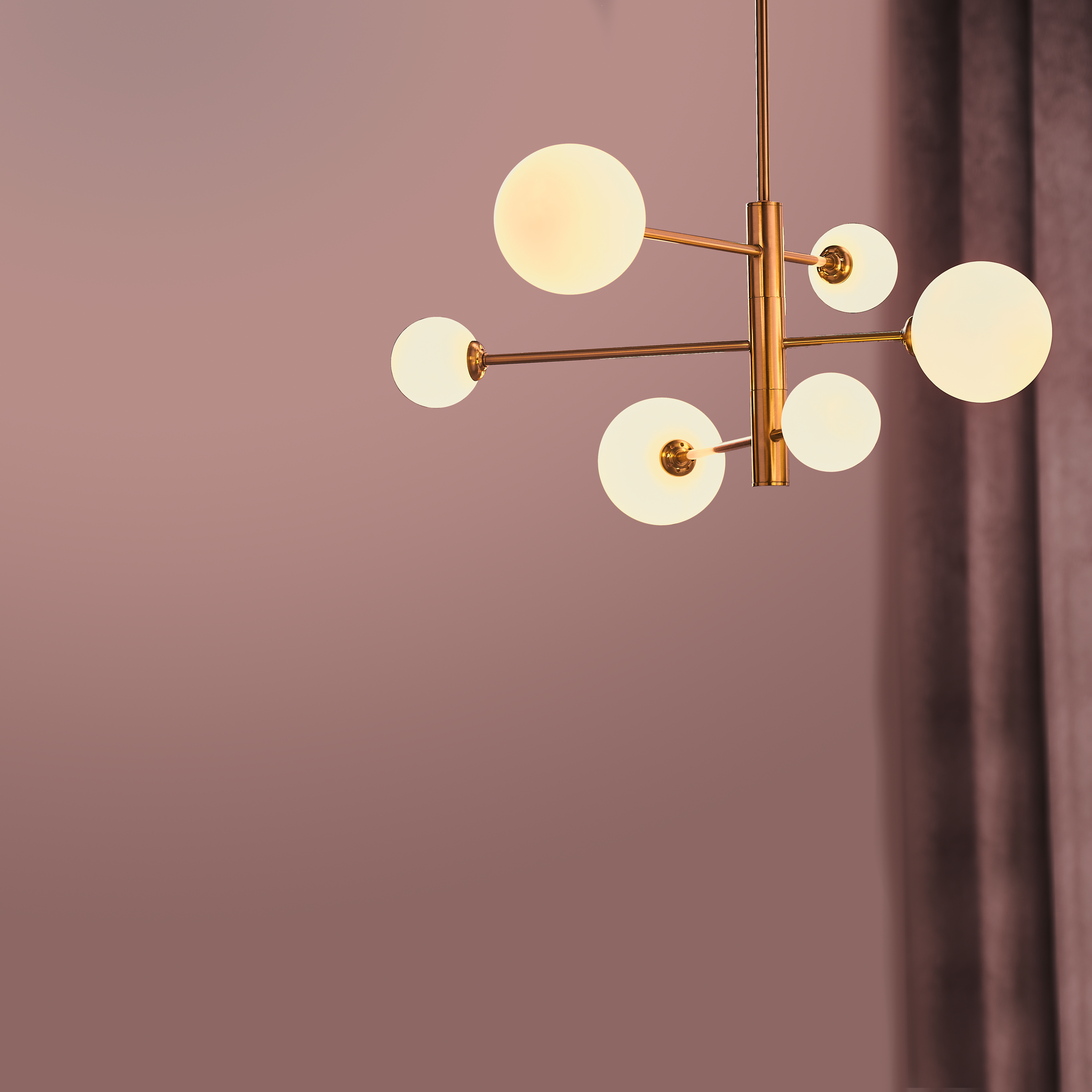 Lampa wisząca Dorado złota 6 x G9 Light Prestige - 4