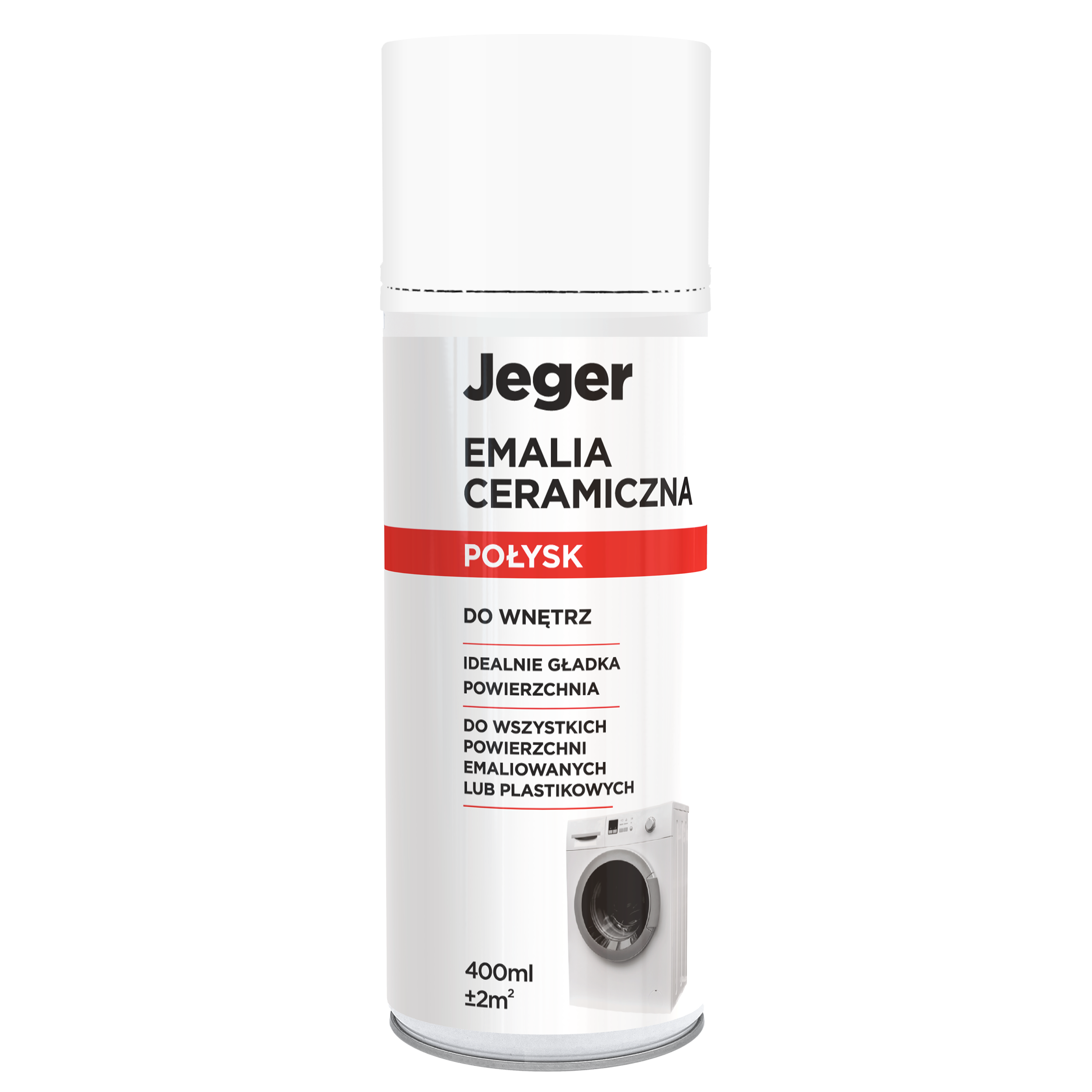 Emalia ceramiczna 0.4 l biały połysk Jeger - 2