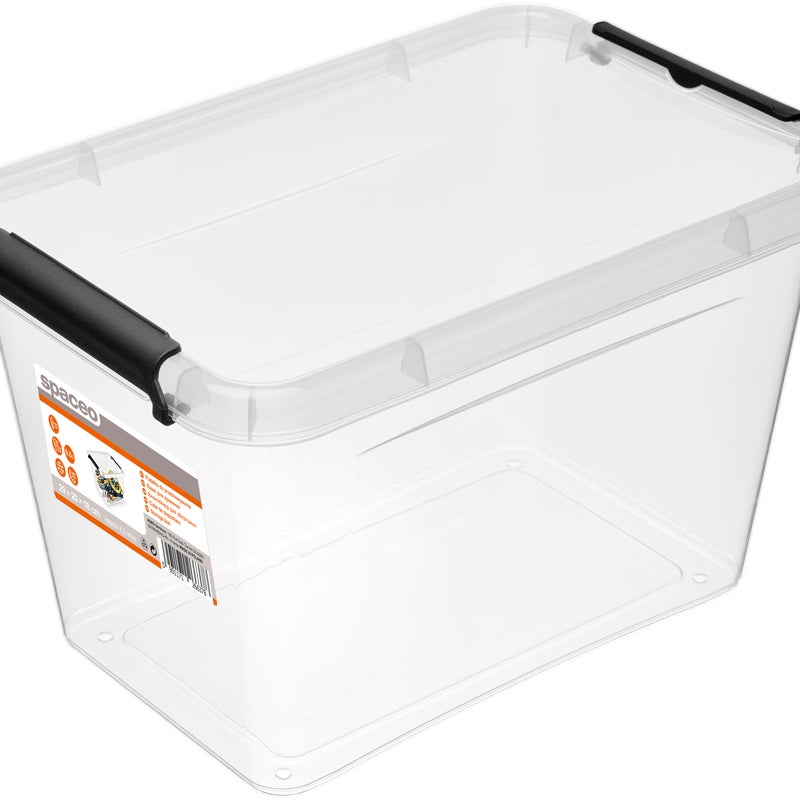 Pojemnik z klipsami 6.5 l 20 x 18 x 29 cm Spaceo