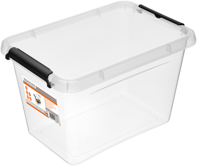Pojemnik z klipsami 6.5 l 20 x 18 x 29 cm Spaceo