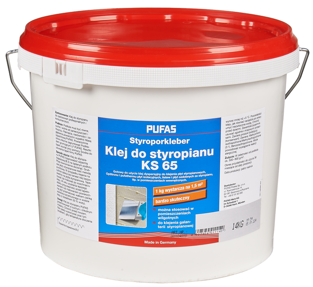 Klej do styropianu STYROPERKLEBER 14 kg PUFAS