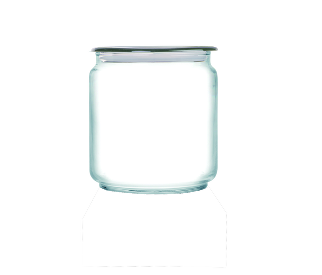 Słoik z pokrywką Plano 750 ml szary Luminarc