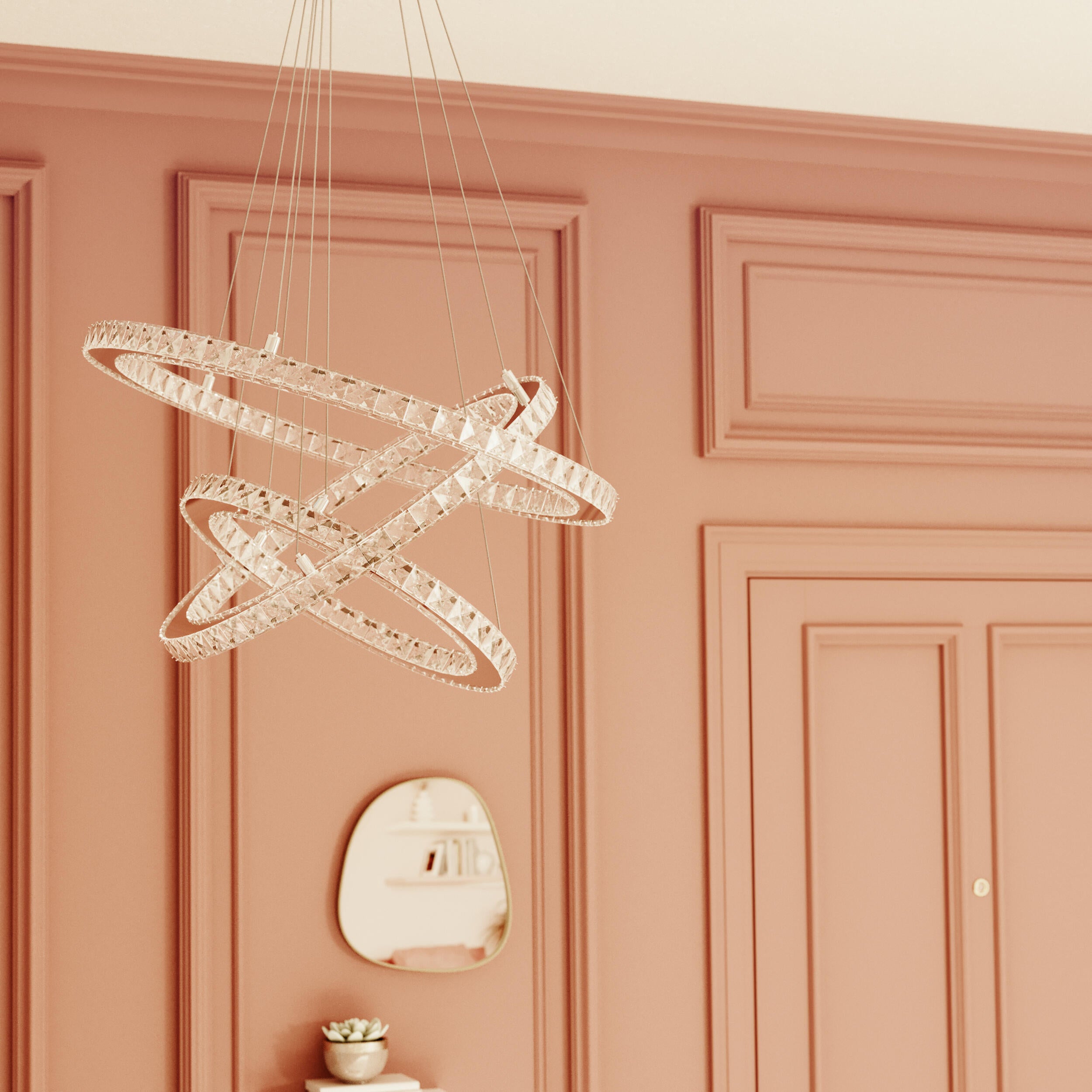 Lampa wisząca Shoshone chrom LED INSPIRE - 3