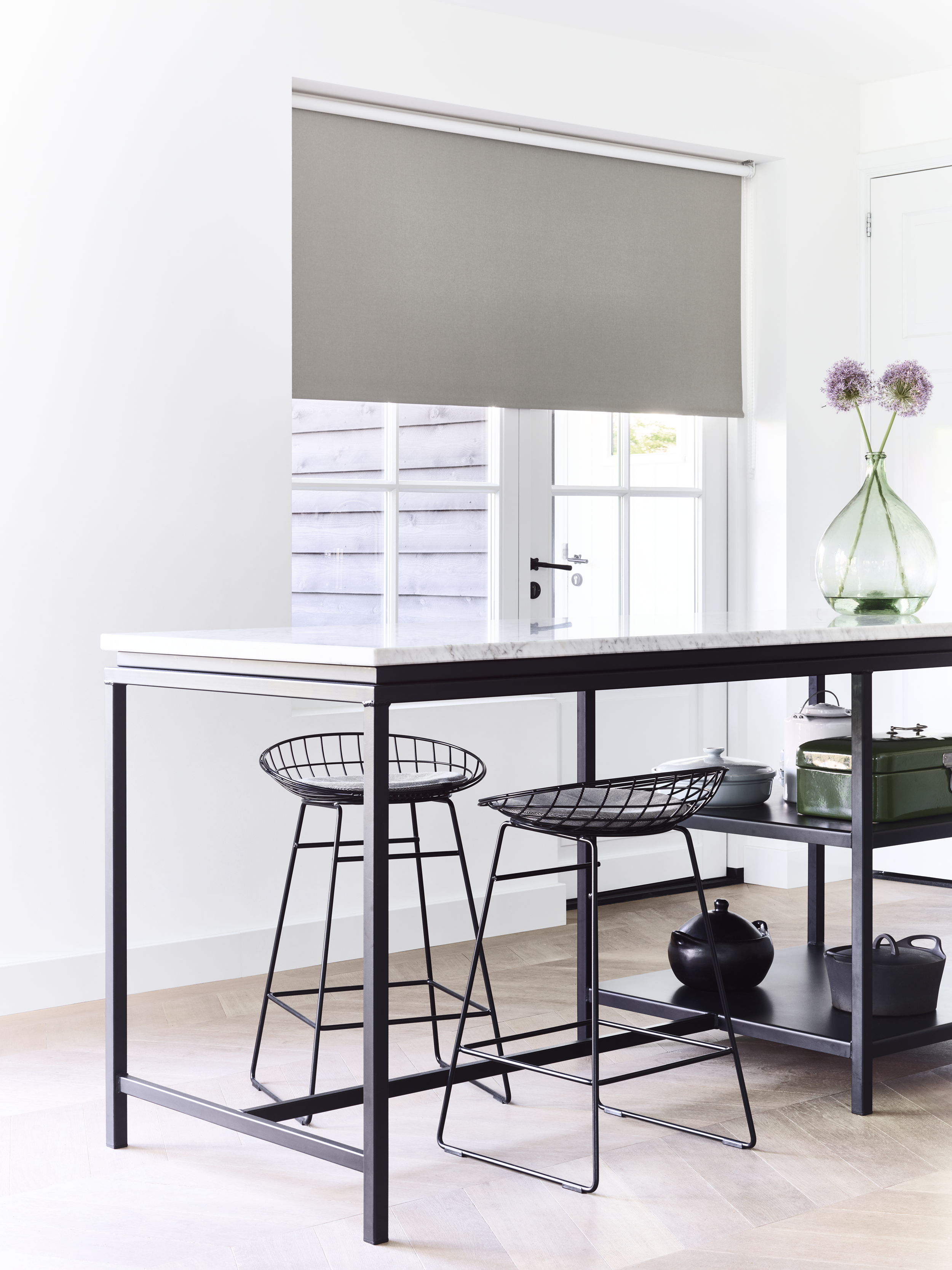 Roleta elektryczna zaciemniająca Pure Smart ciemnoszara  150 x 190 cm MotionBlinds - 3