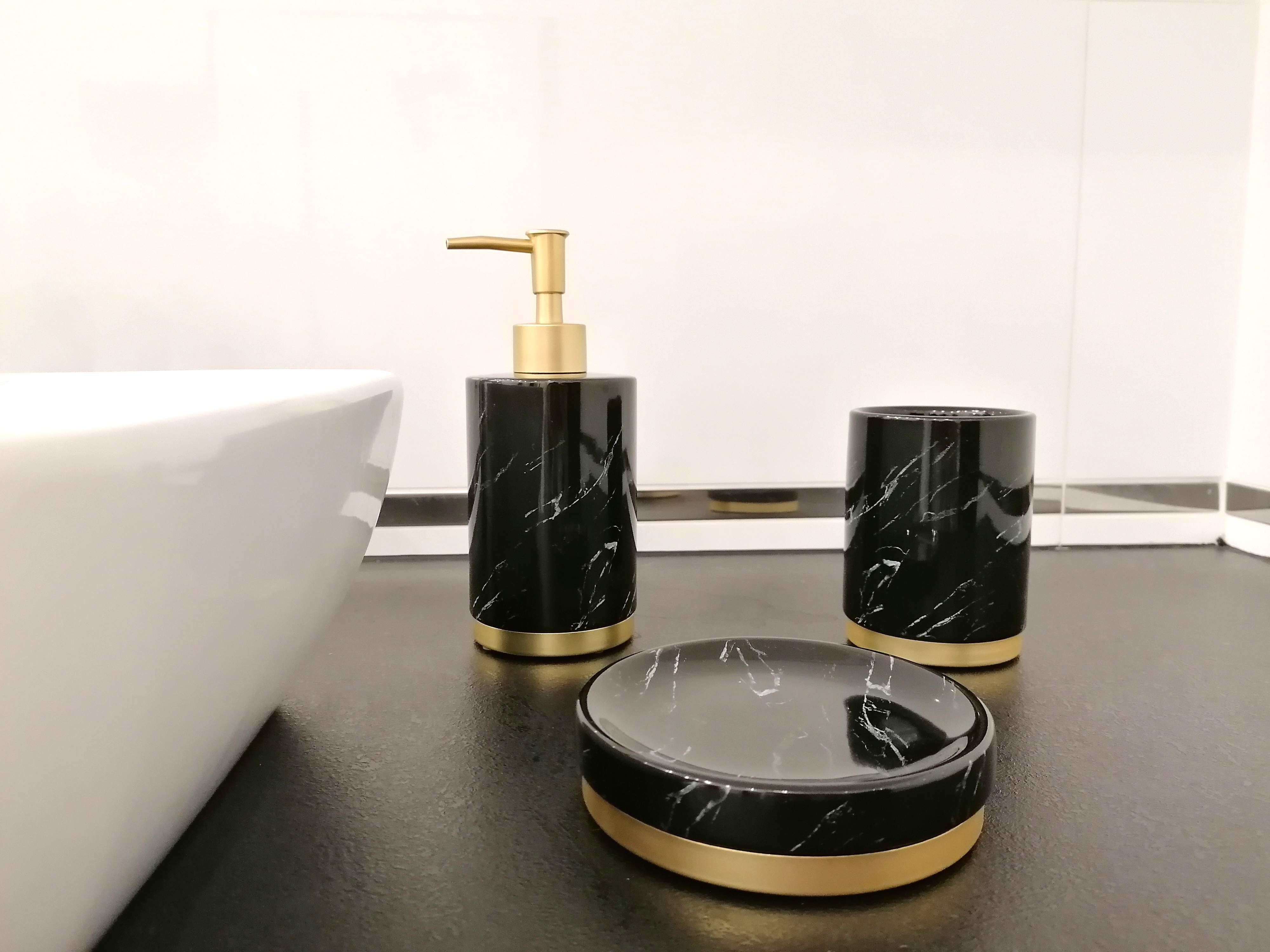 Kubek na szczoteczki do zębów Black Gold - 2