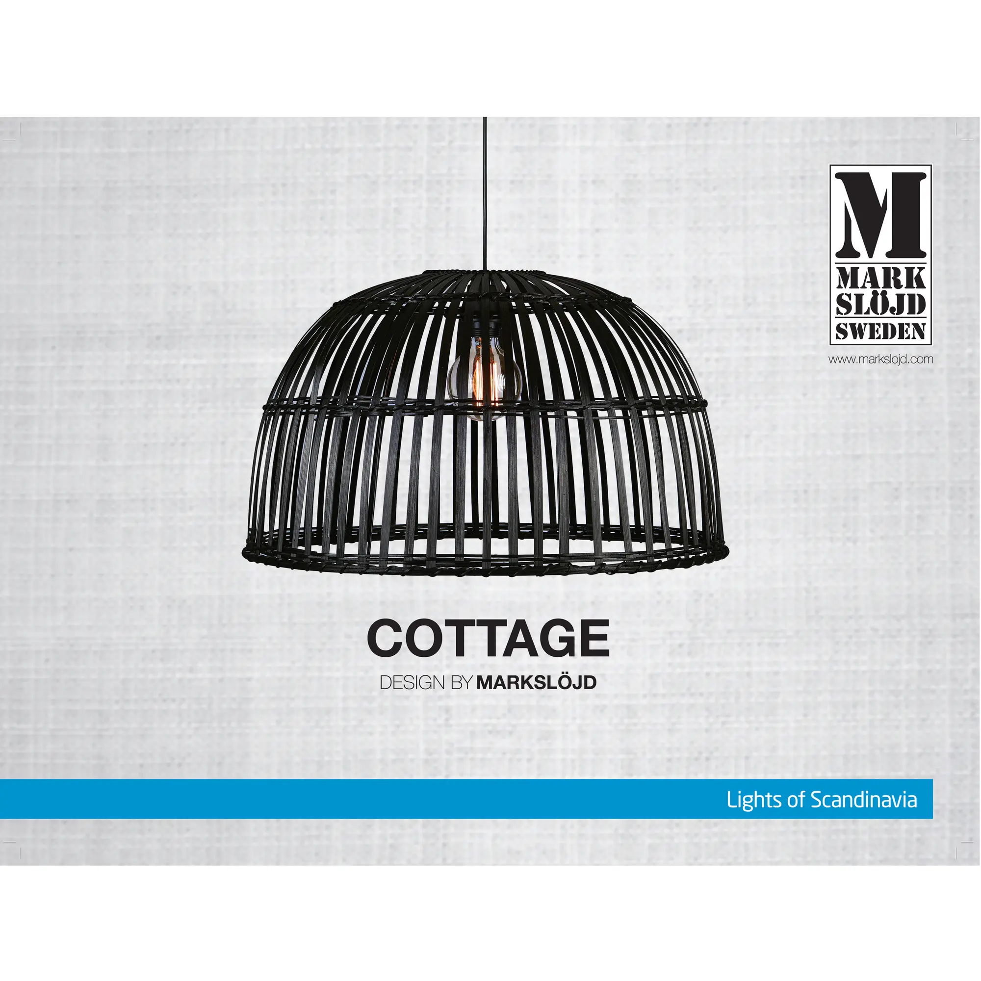 Lampa wisząca Cottage czarna E27 Markslojd - 4
