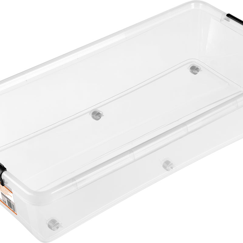 Pojemnik z klipsami na kółkach 35 l 39 x 16 x 76 cm Spaceo