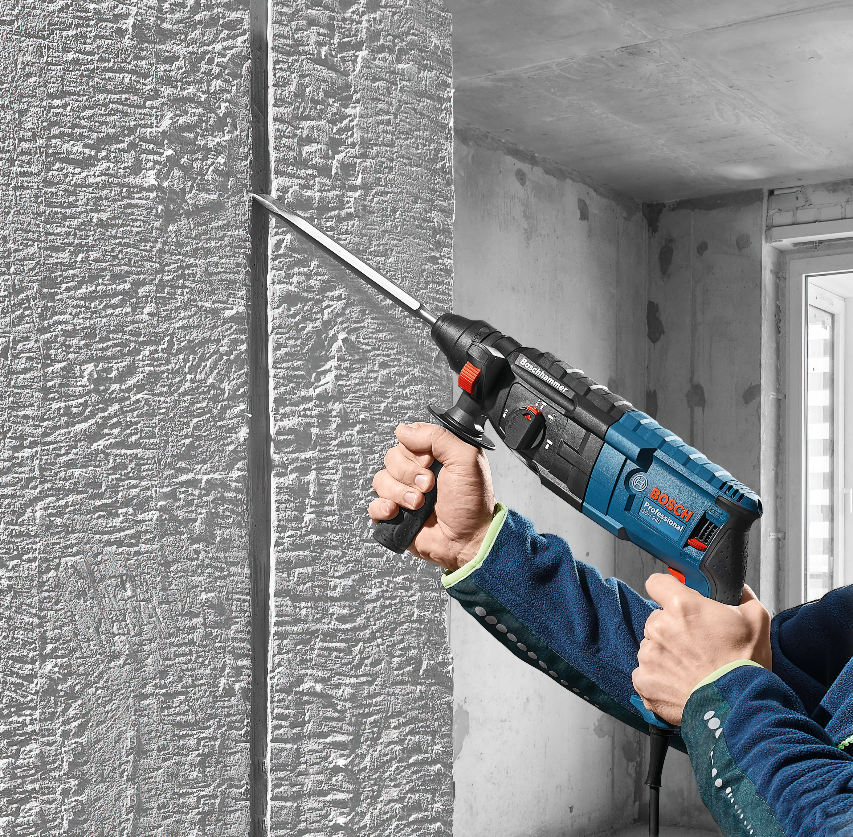 Młotowiertarka BOSCH PROFESSIONAL GBH 240 790W 2.7J SDS+ - 3