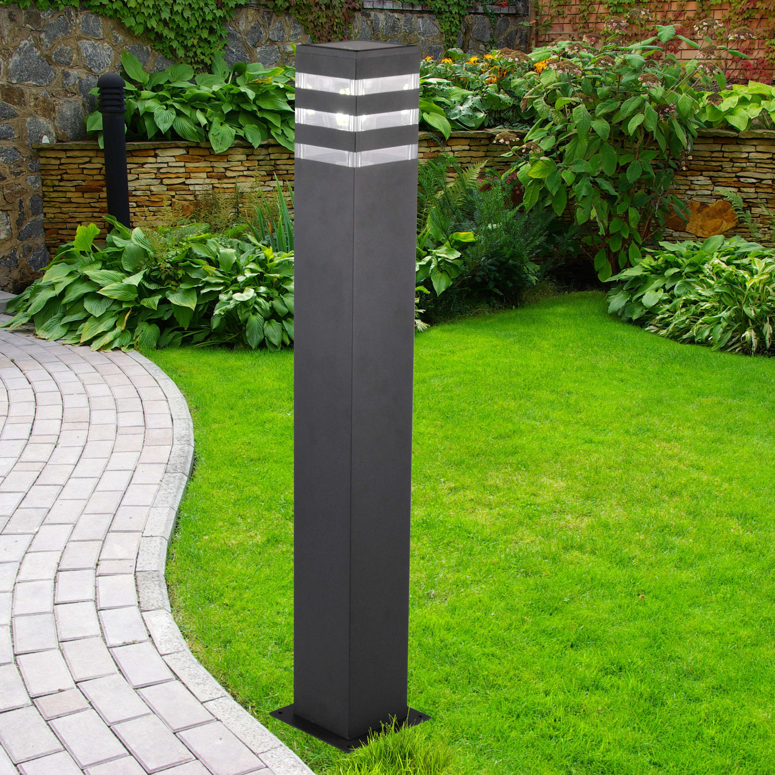 Lampa ogrodowa słupek Teksas IP44 74 cm E27 Polux - 9