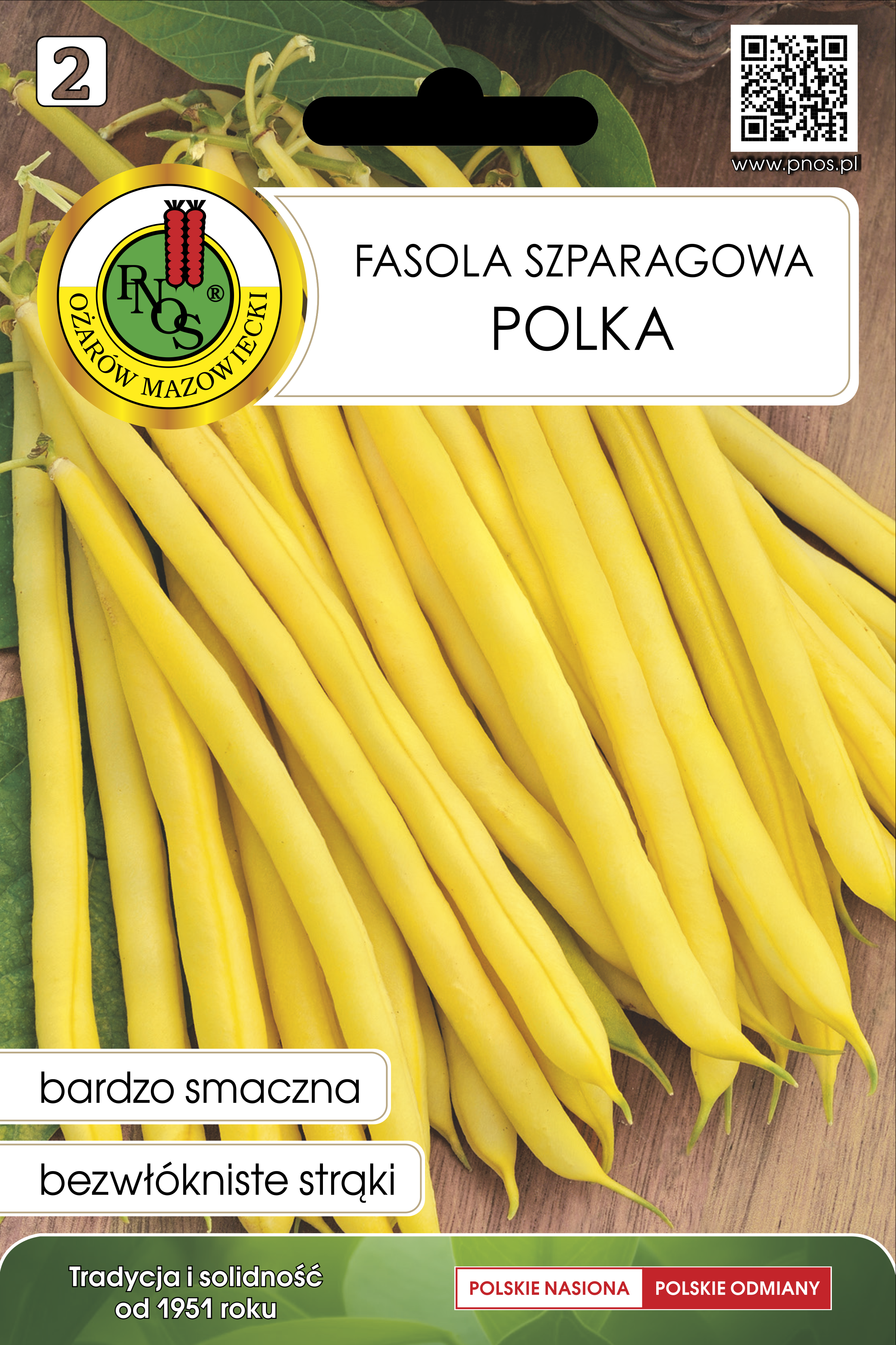Fasola szparagowa karłowa Polka nasiona Pnos