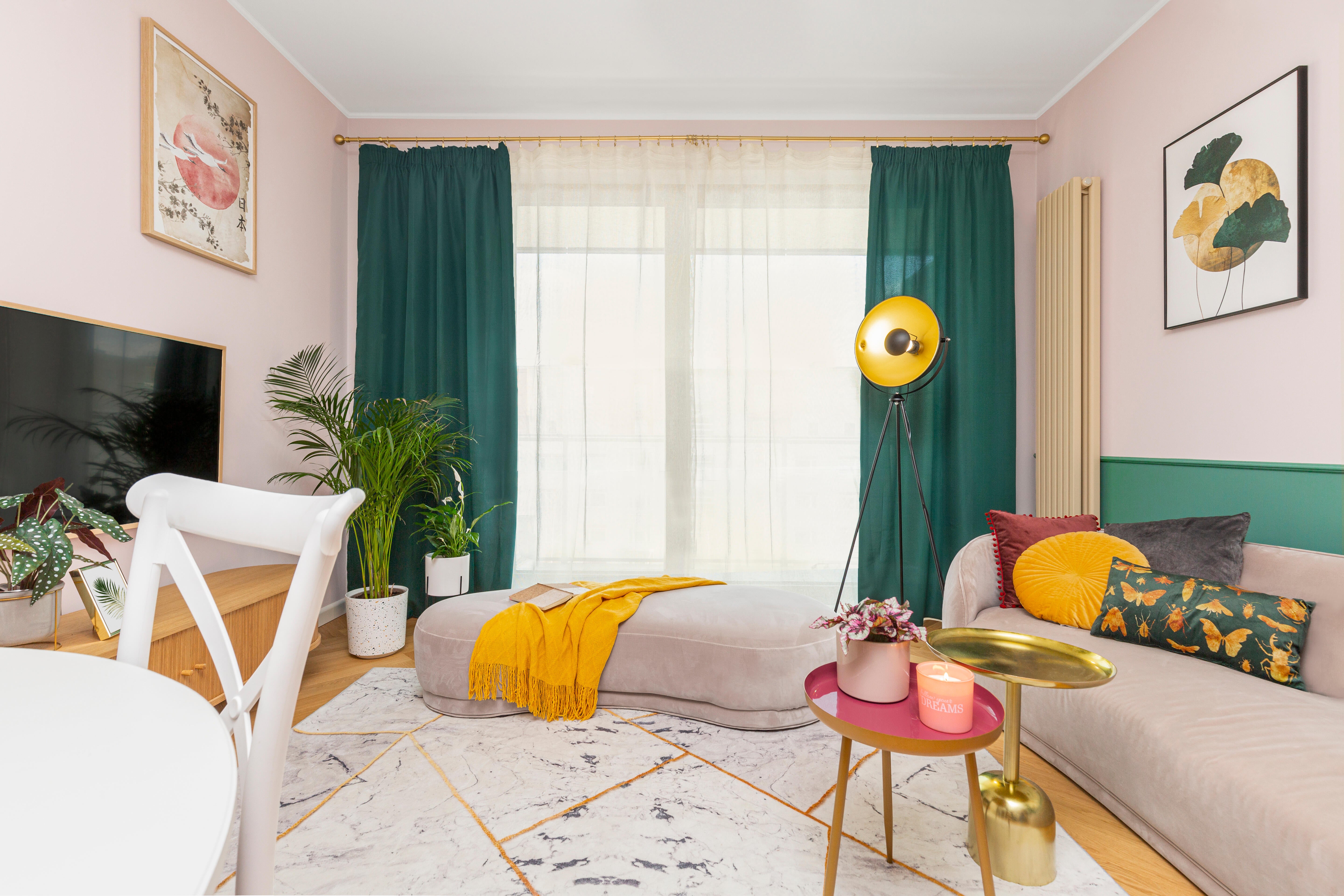 Firana na taśmie Celine 140 x 270 cm beżowa - 3