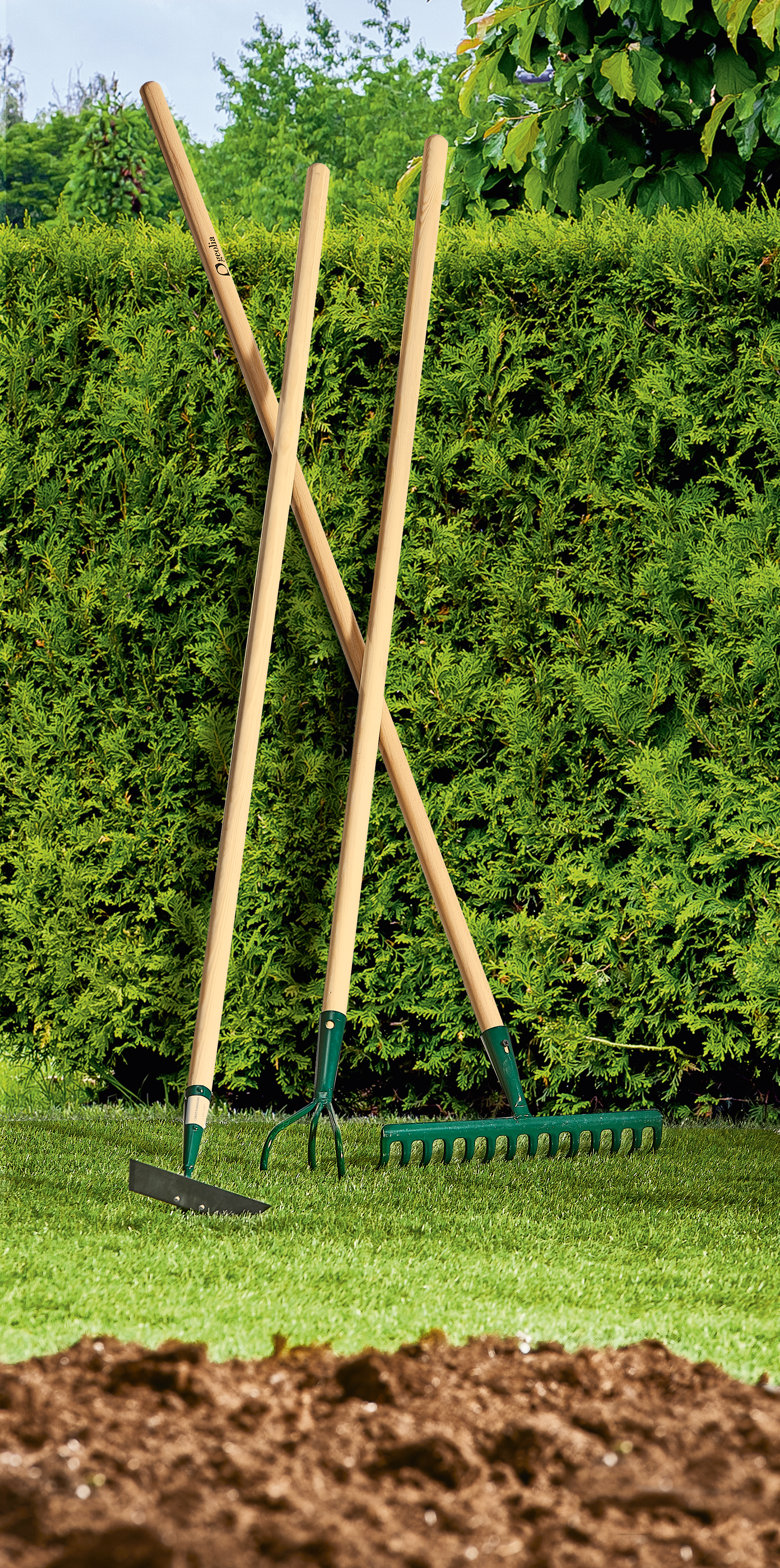 Grabie do trawy szer.35.5 cm Geolia - 2