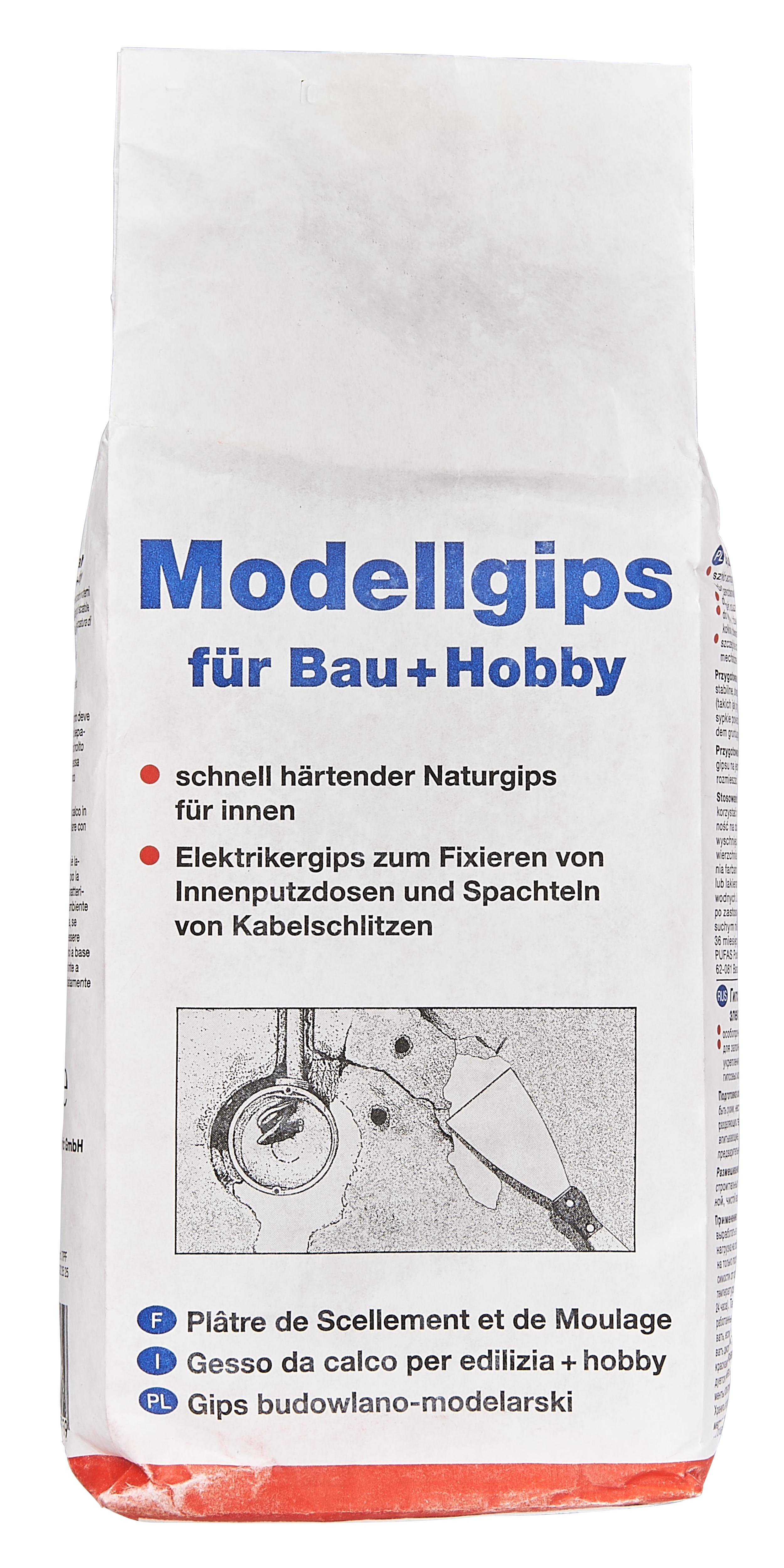 Gips szpachlowy MODELGIPS 1.5 kg PUFAS - 2