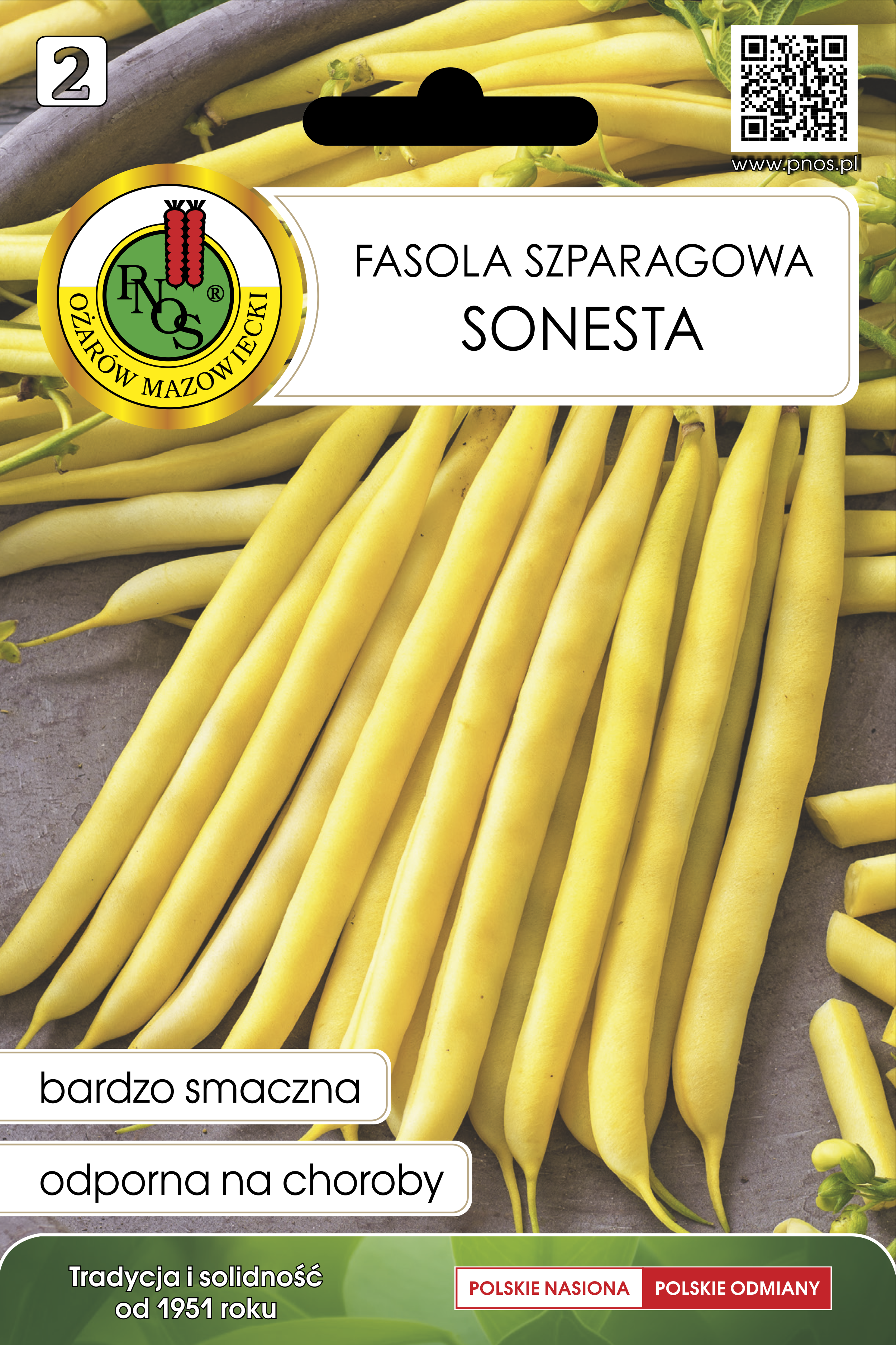 Fasola szparagowa karłowa Sonesta nasiona Pnos