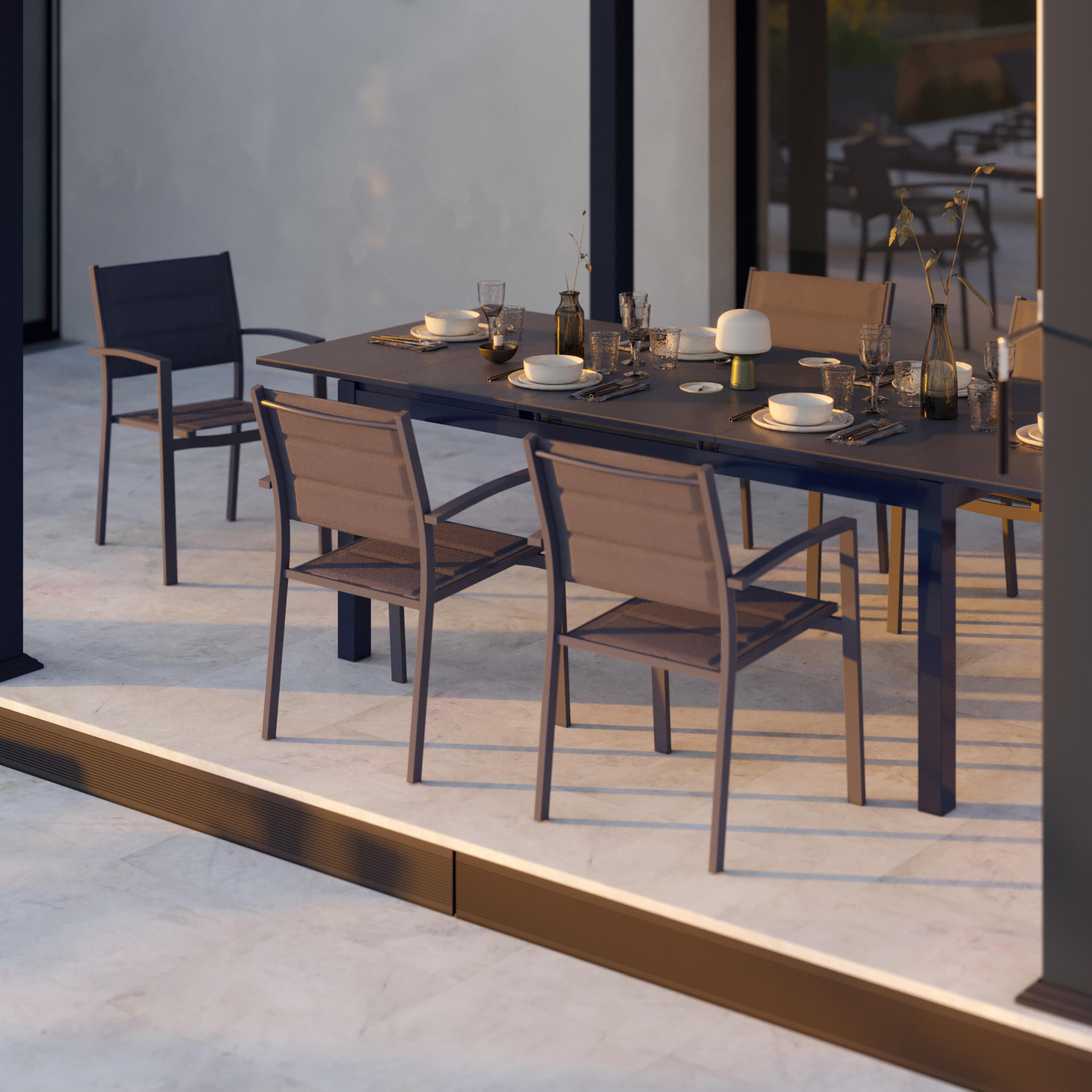 Stół ogrodowy rozsuwany Odyssea Naterial - 1