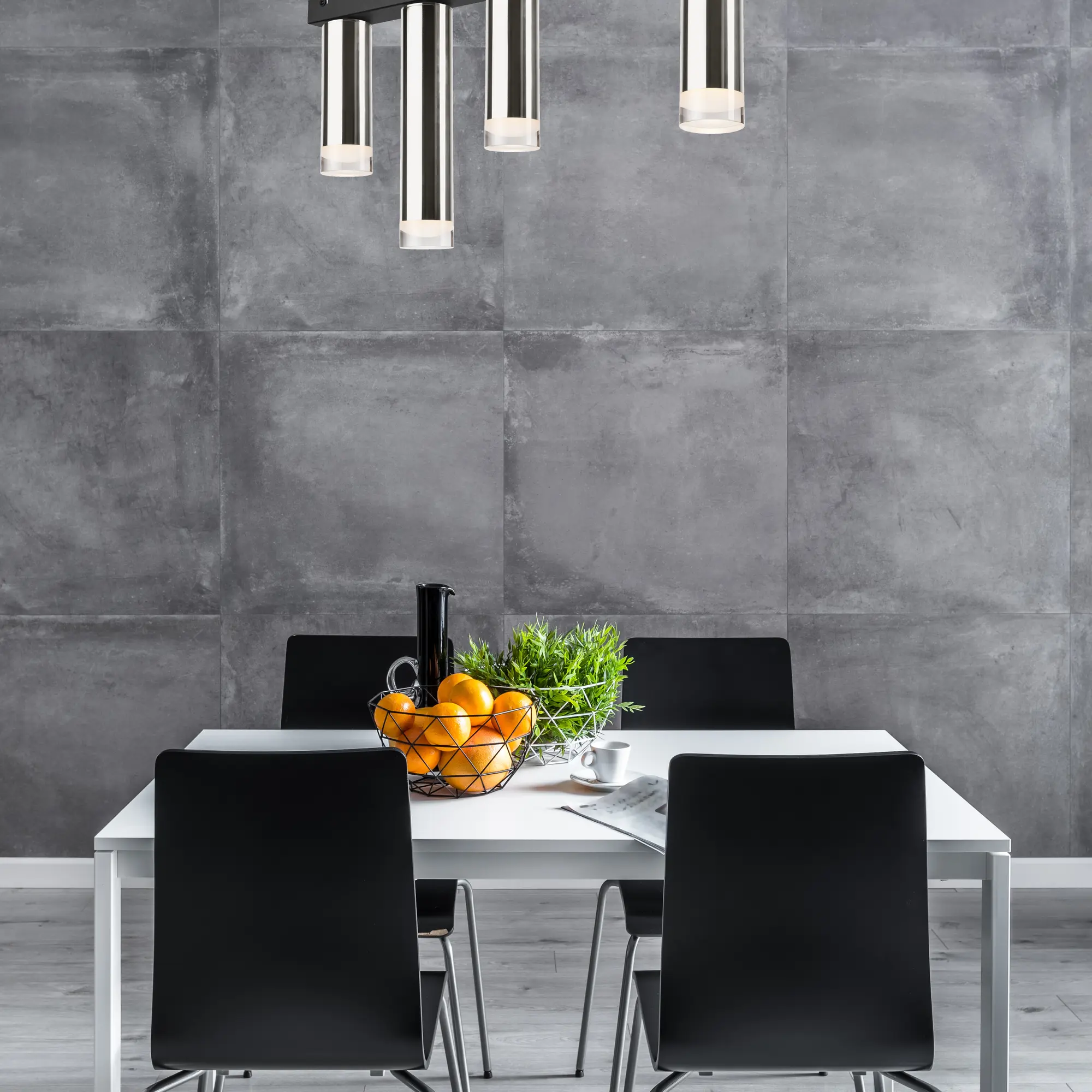 Lampa sufitowa Diego 4 x E27 chrom Lamkur - 3