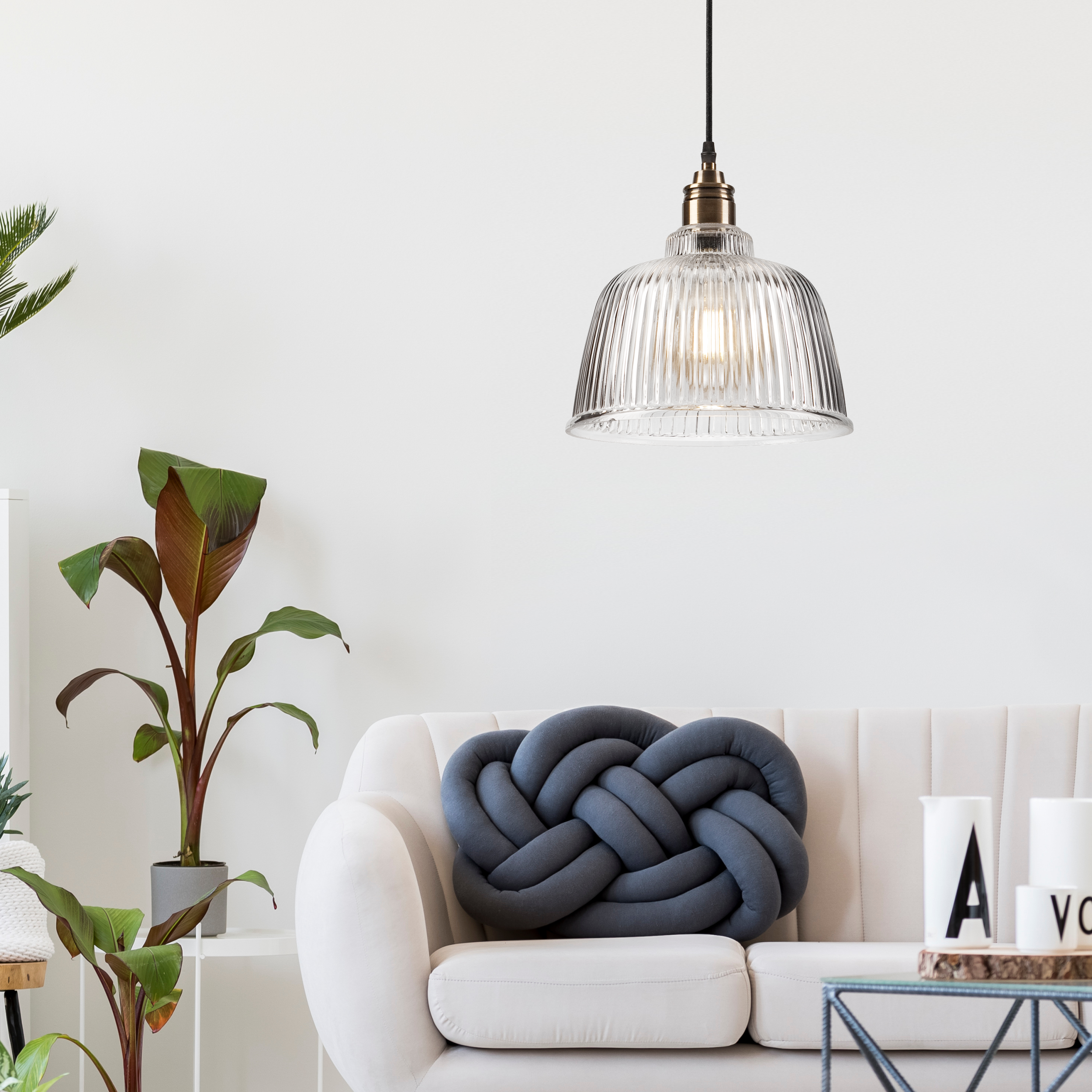 Lampa wisząca Asta brązowa E27 Lamkur - 3