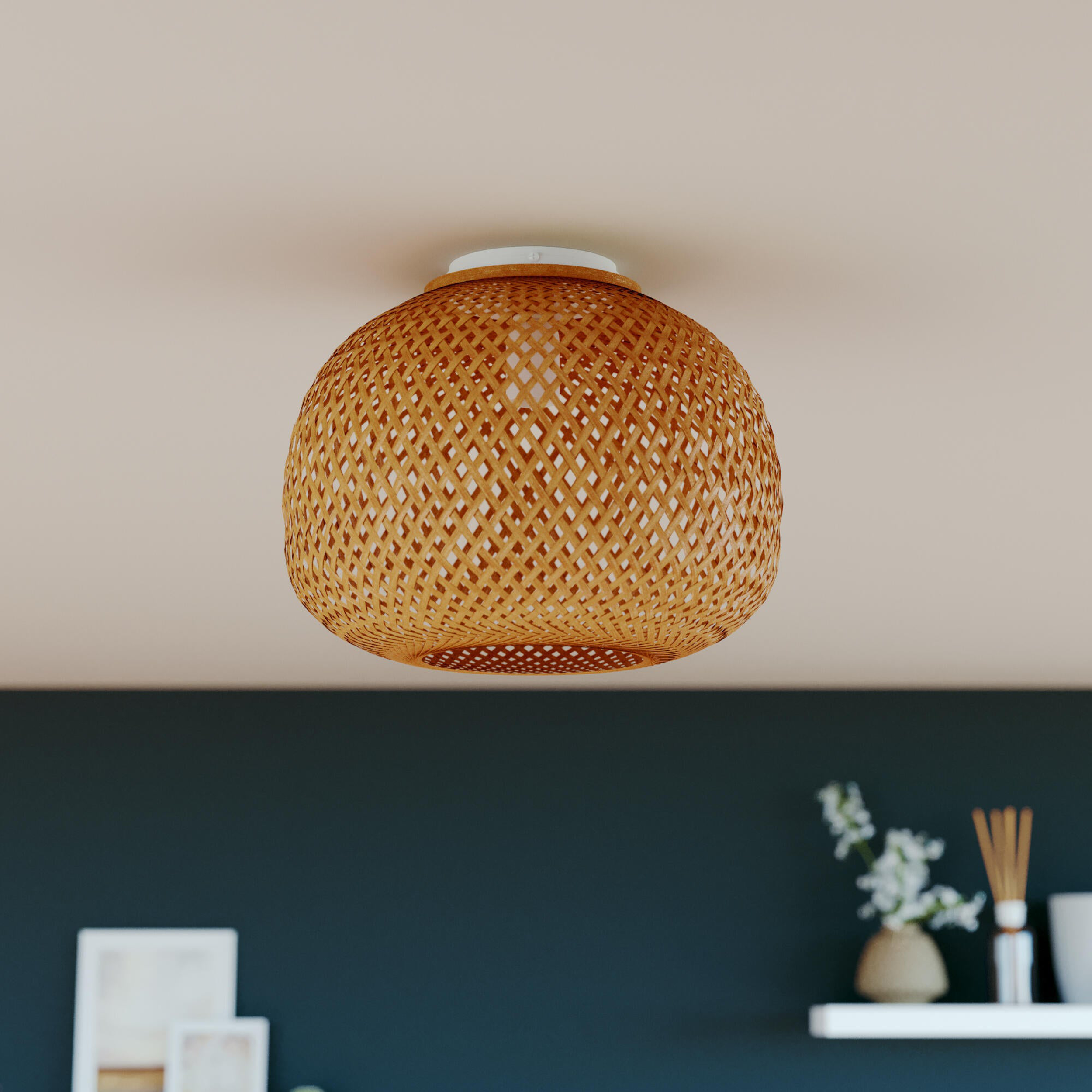 Lampa sufitowa Vanilla bambus E27 Inspire - 5