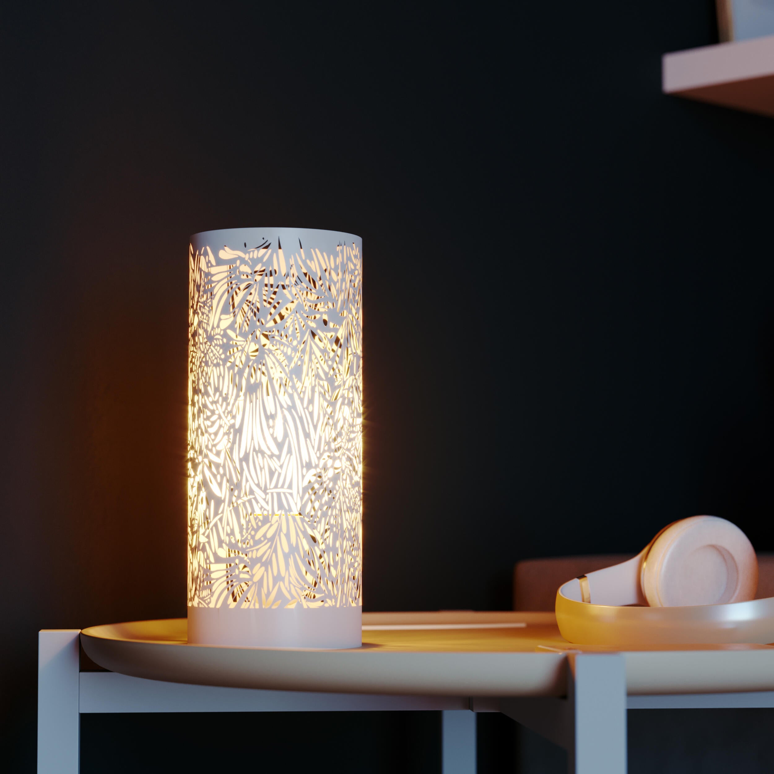 Lampa stołowa Frella biała E27 Inspire - 6