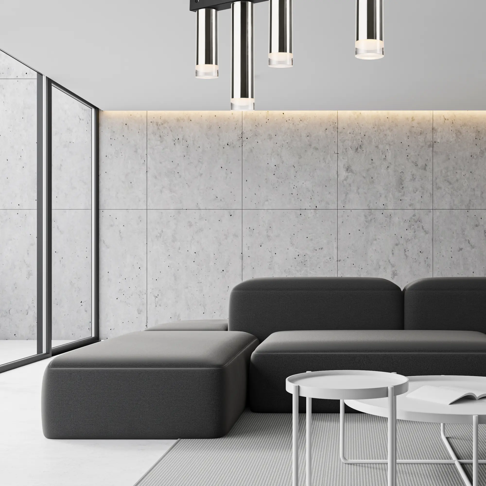 Lampa sufitowa Diego 4 x E27 chrom Lamkur - 2