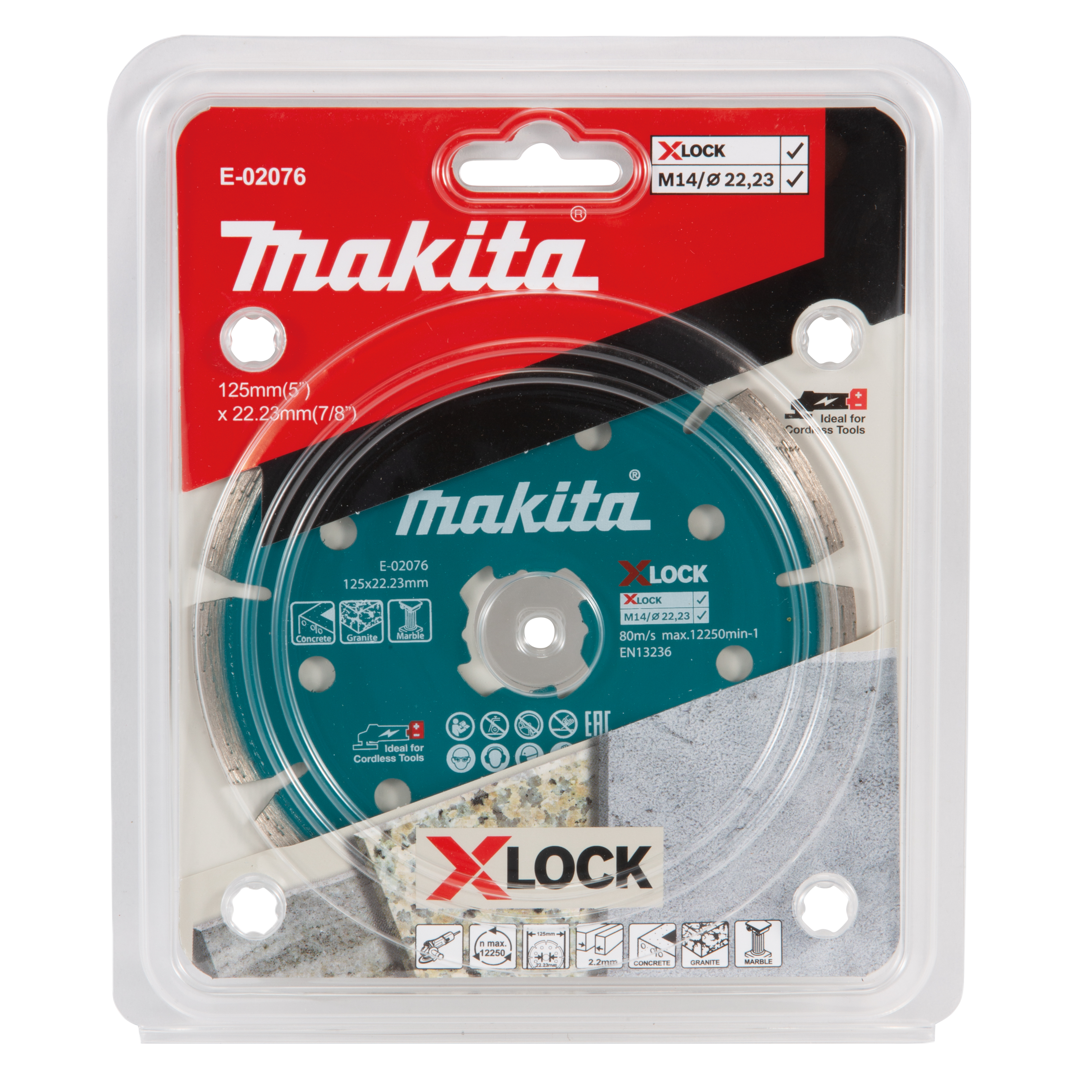 Tarcza diamentowa 125 mm E-02076 X-Lock MAKITA - 4