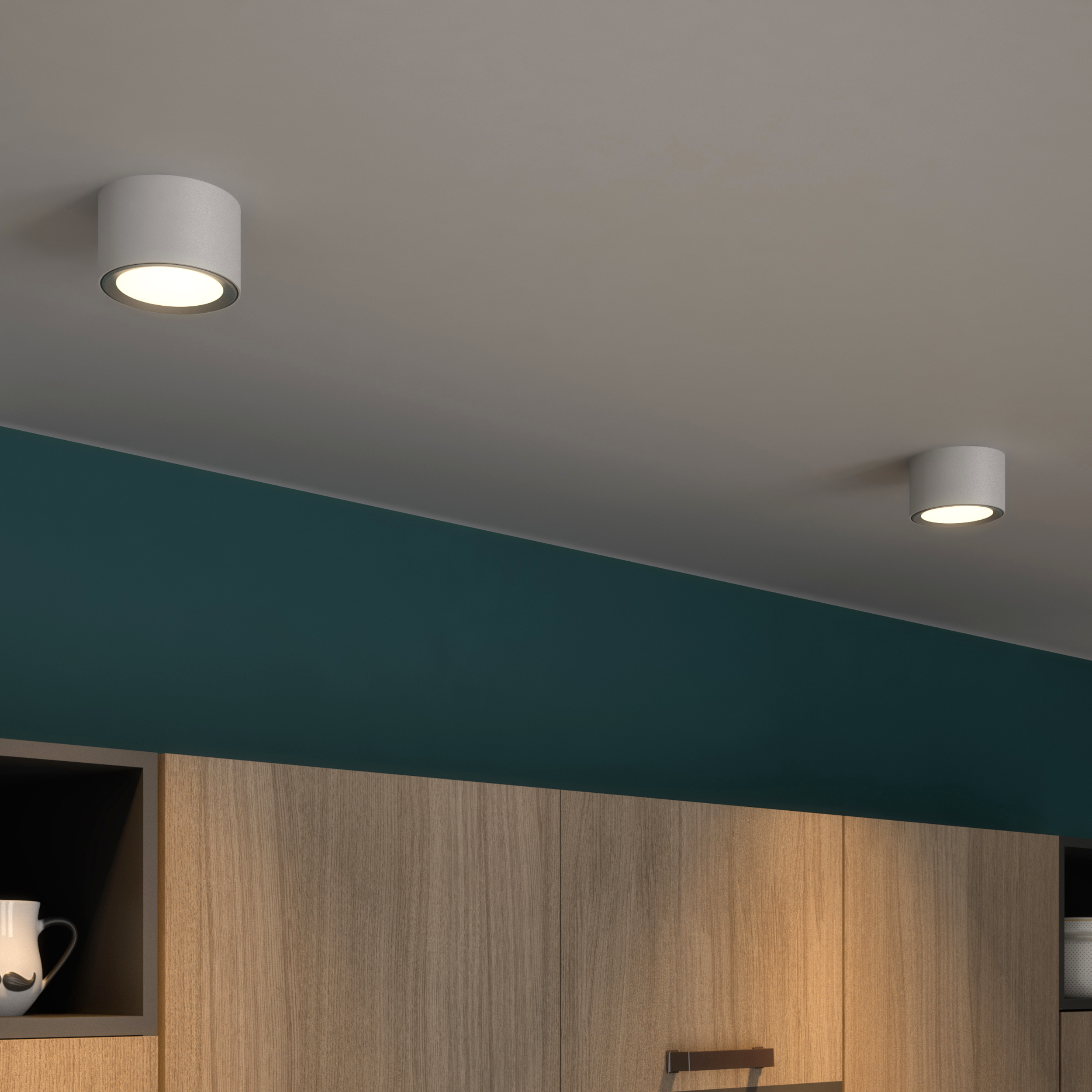 Oprawa natynkowa Oberon IP20 śr. 10 cm biała LED Inspire - 6