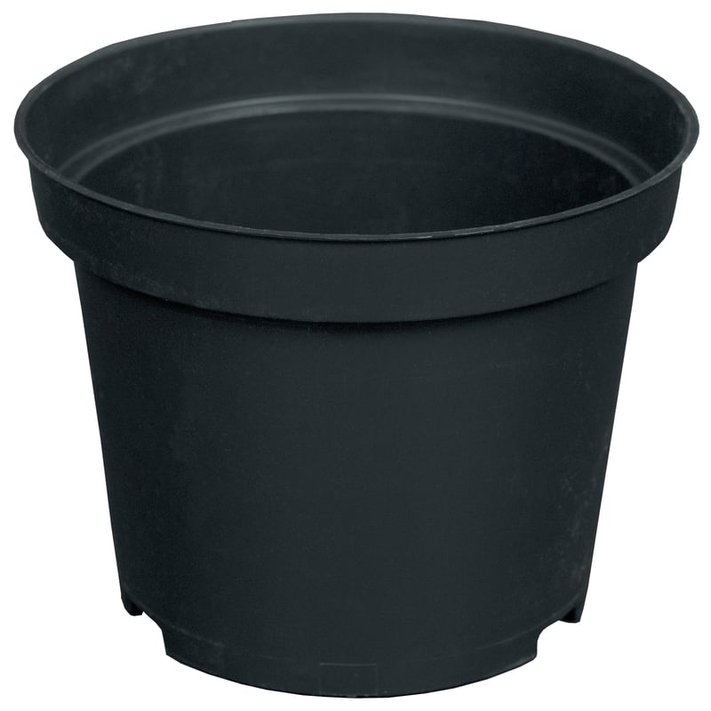 Doniczka produkcyjna śr.12 cm 0.7l czarna Donkwiat