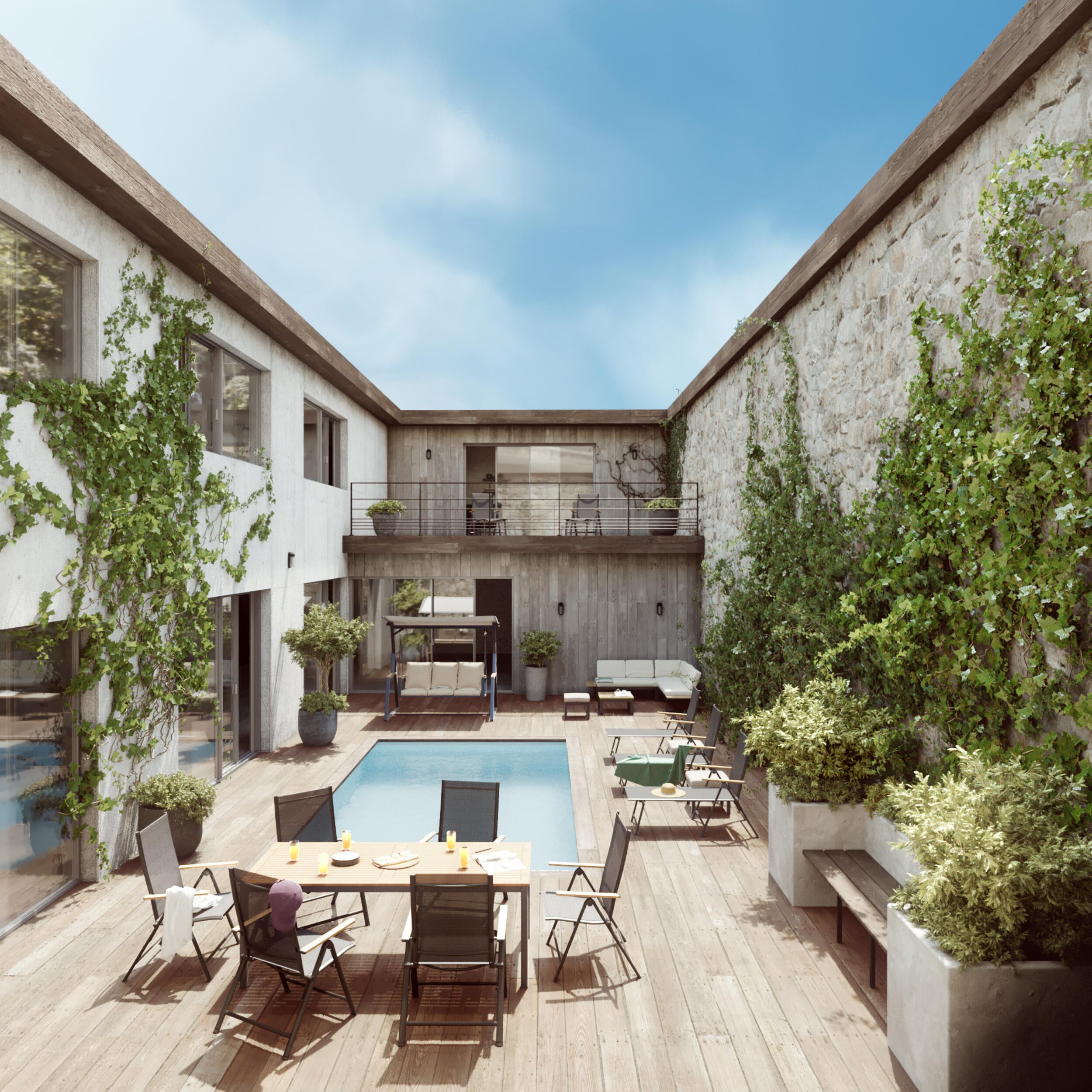 Krzesło ogrodowe Oris aluminiowe antracyt Naterial - 7