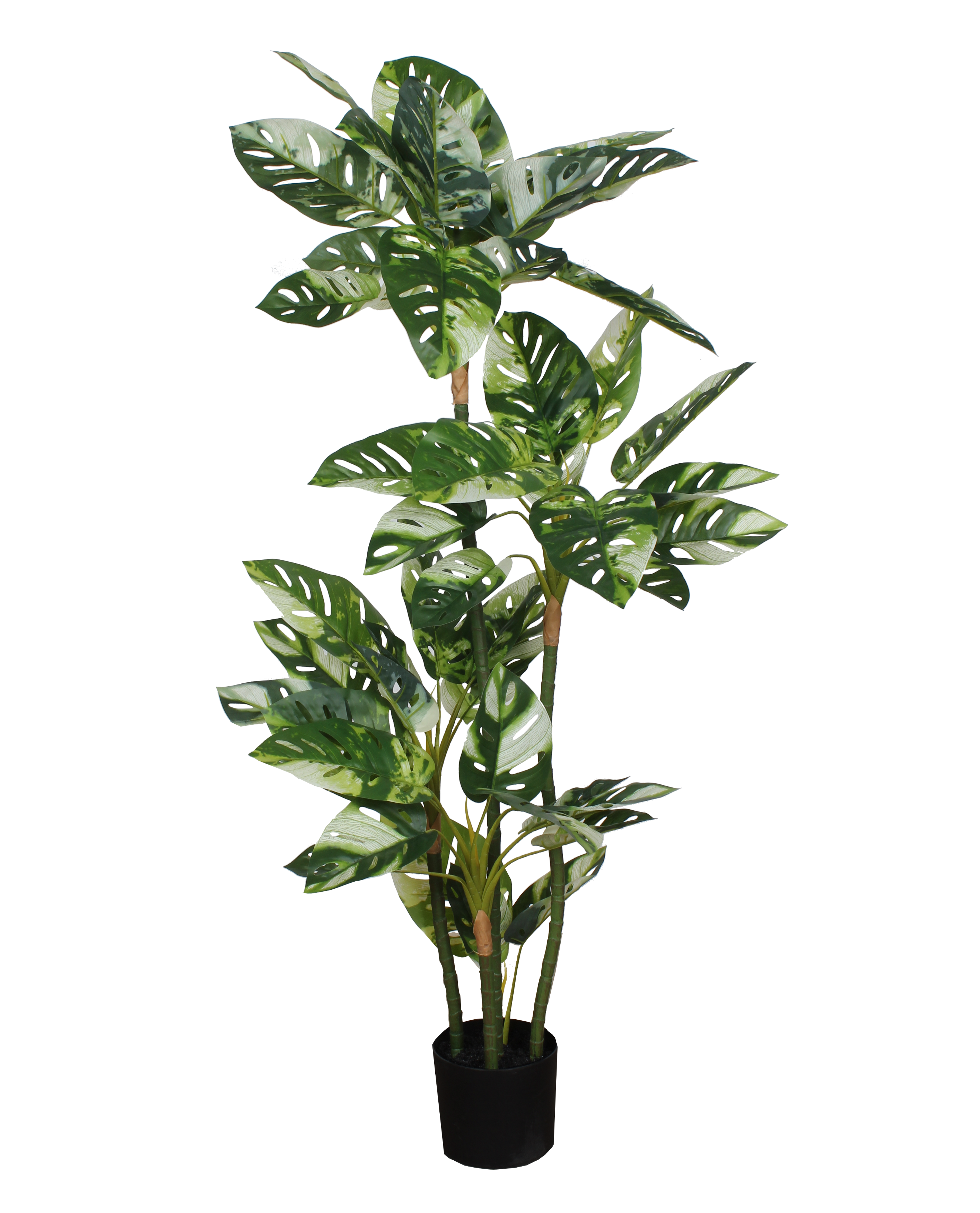 Monstera Variegata sztuczna 130cm w doniczce