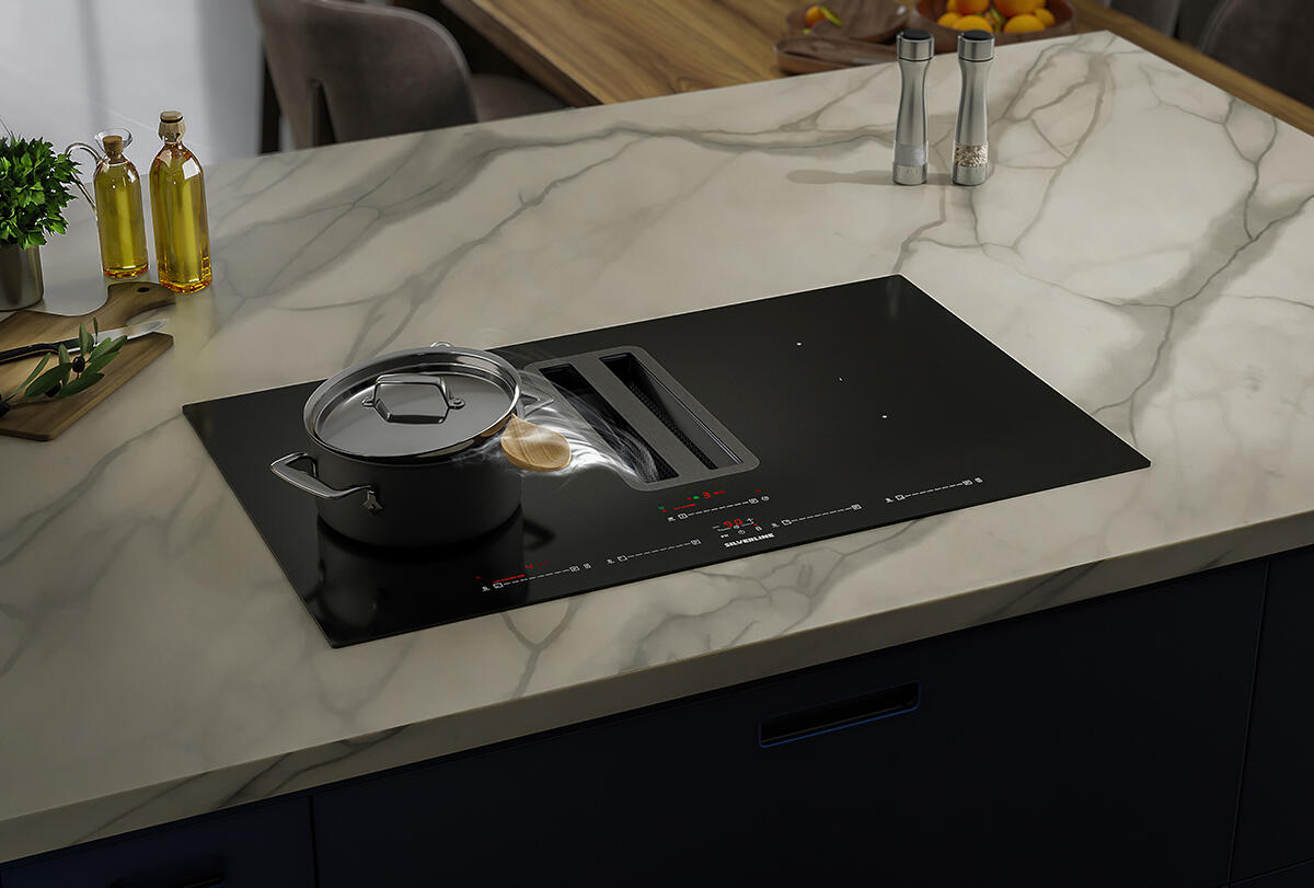 Piano cottura induzione 4 zone 7110.8.733.01 SILVERLINE nero - 3