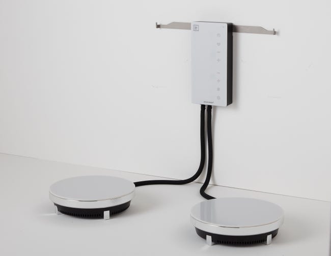 Piano Cottura A Induzione 2 Fuochi - Vetroceramica Bianca, 3500W, Zona Combinata, Timer, Spina 220V - Foto 7