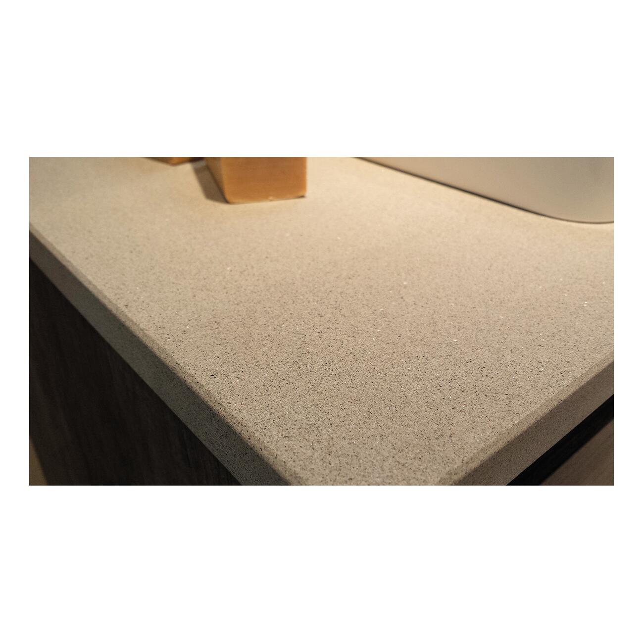 Top per lavabo Loto L 90 x H 2 x P 46 cm pietra serena pietra - 2