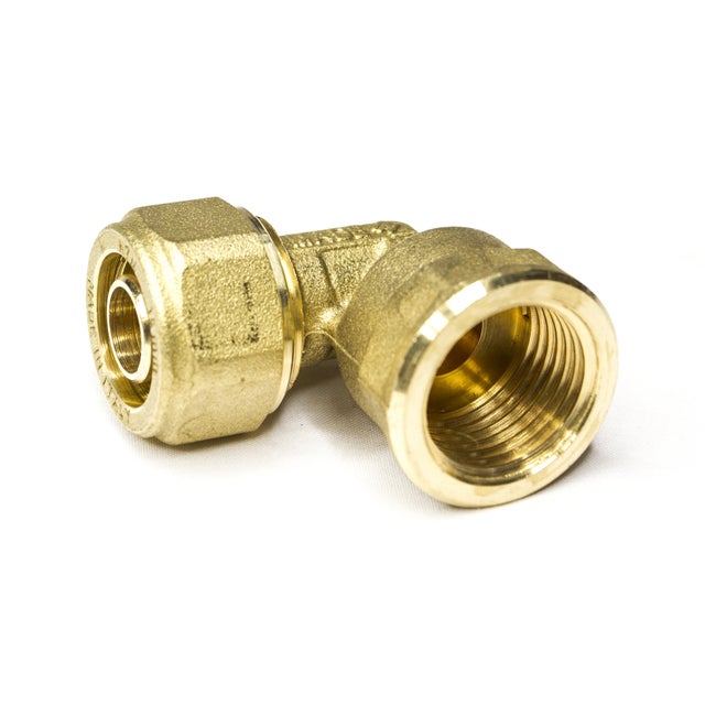 Joelho 90º fêmea PEX PF D16X2MM - 3/4