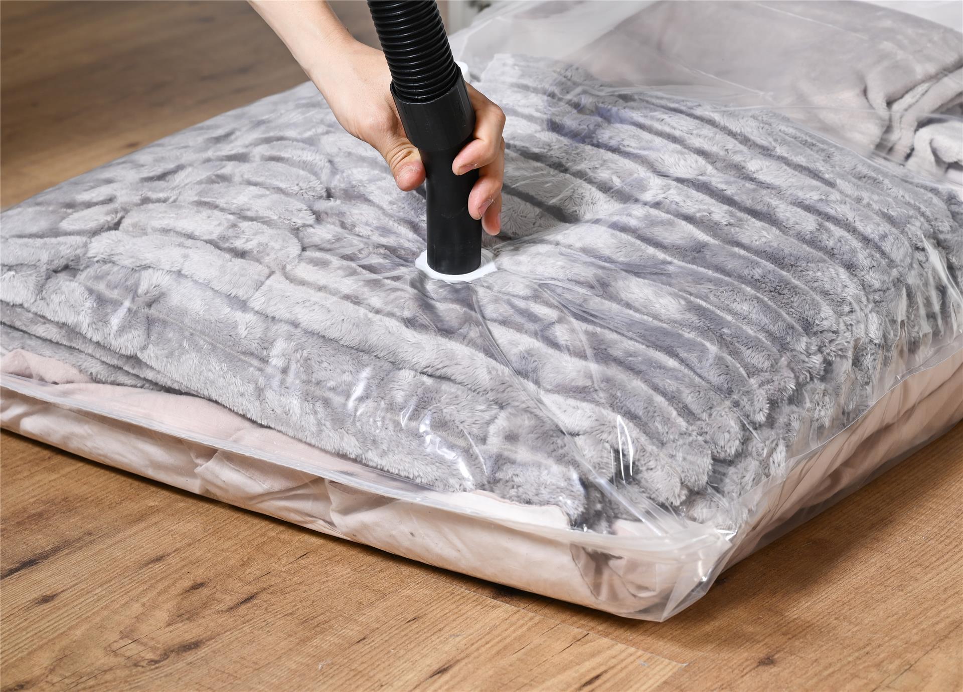 Pack 2 bolsas ahorra espacio al vacío de plástico de 60x150 cm