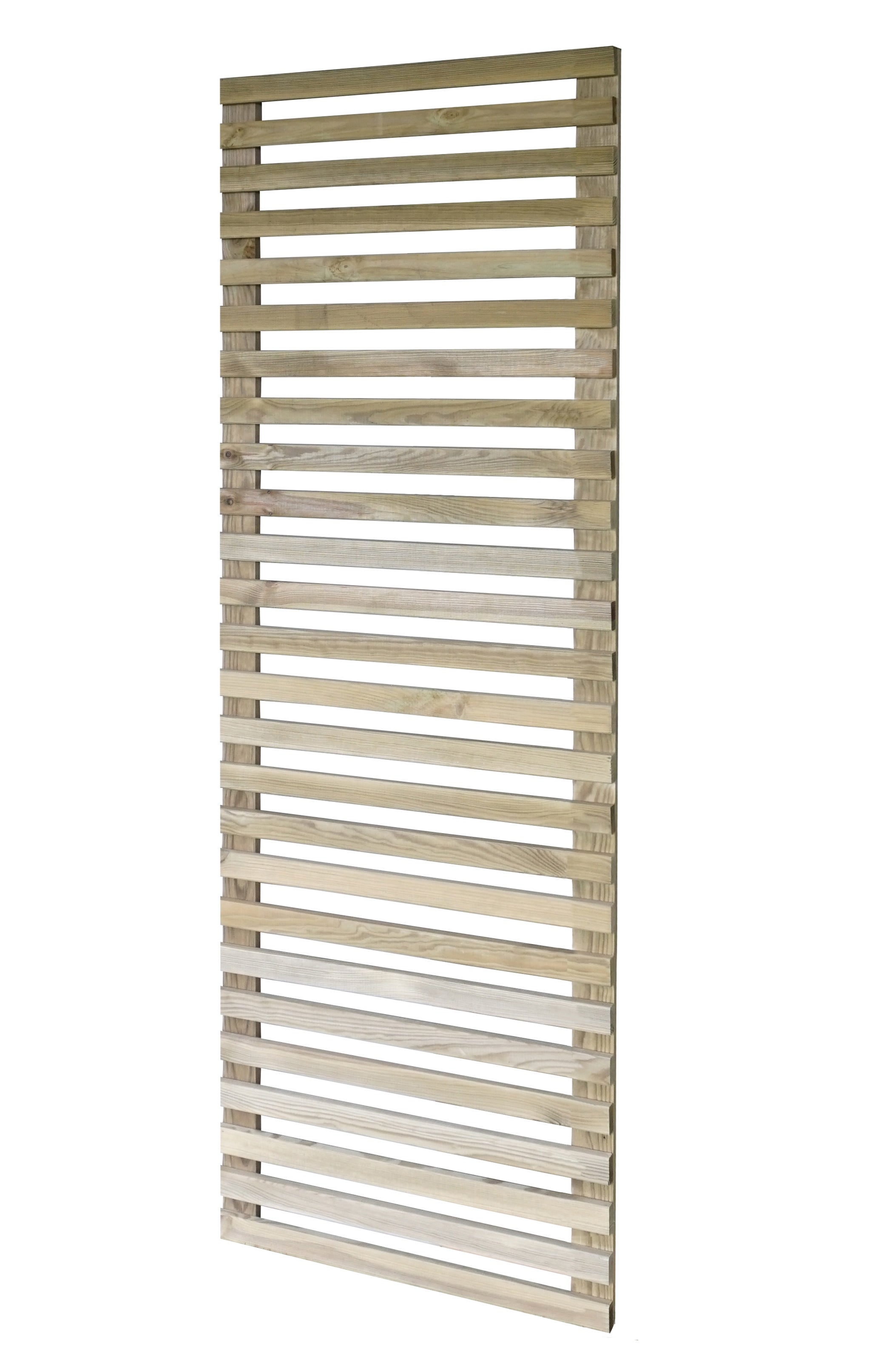 Celosía fija de madera horizon 180x60 cm y espesor 40 mm