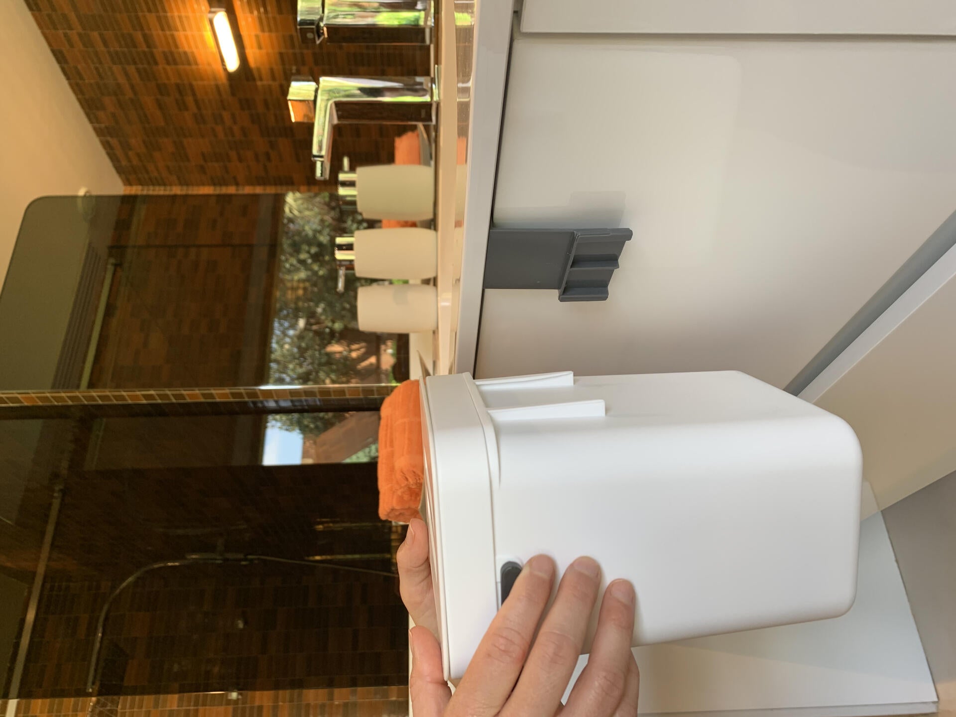 Balde do lixo BANYDEA PENDURAR 3L BRANCO - 16