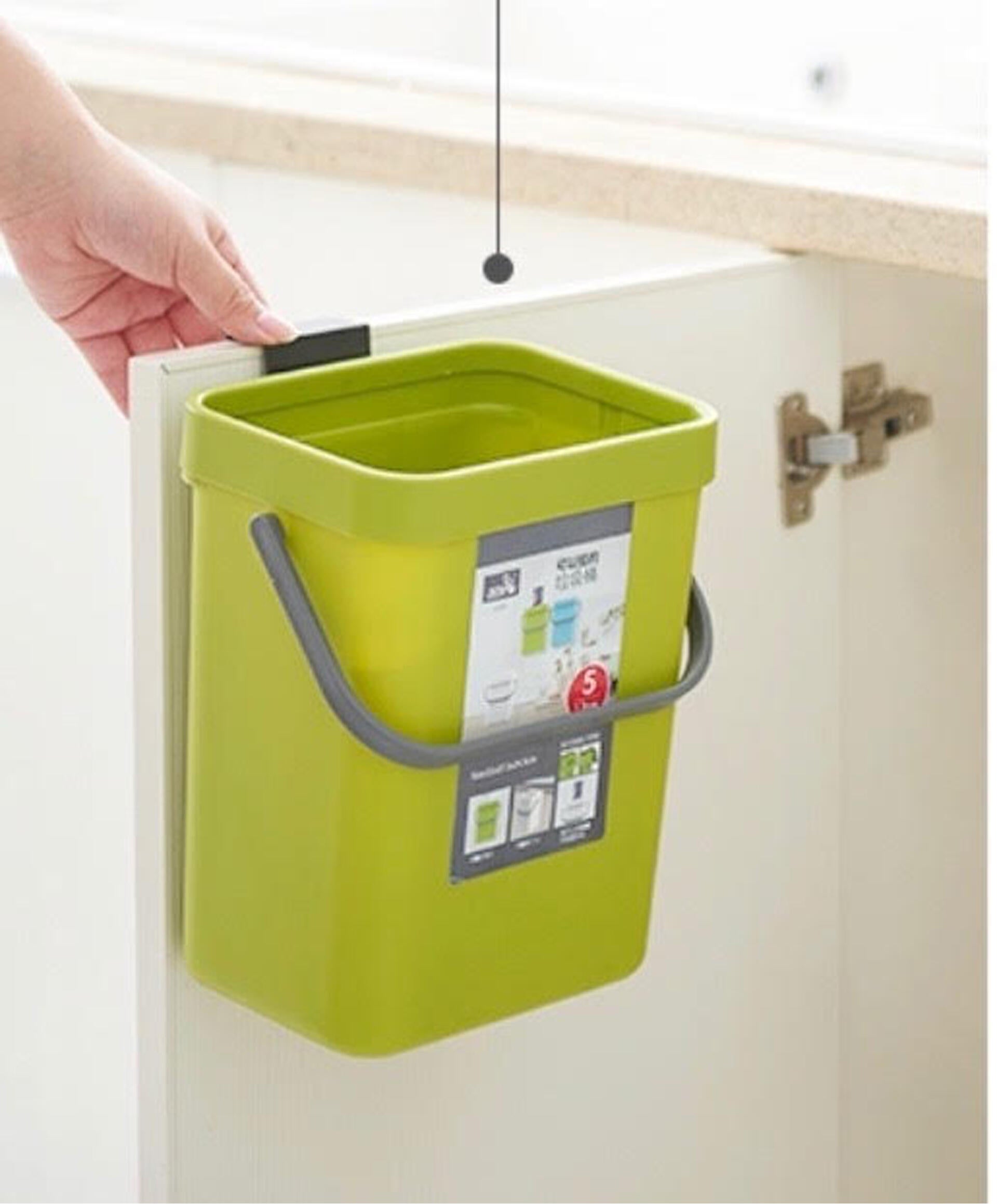 Balde do lixo BANYDEA PENDURAR 3L BRANCO - 4