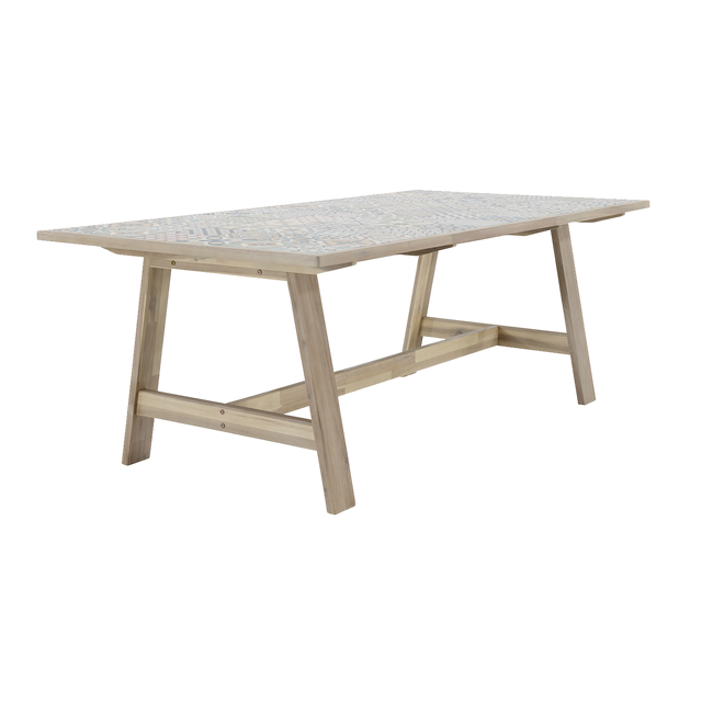 Mesa de cerâmica e madeira SOHO HERITAGE 200X100CM